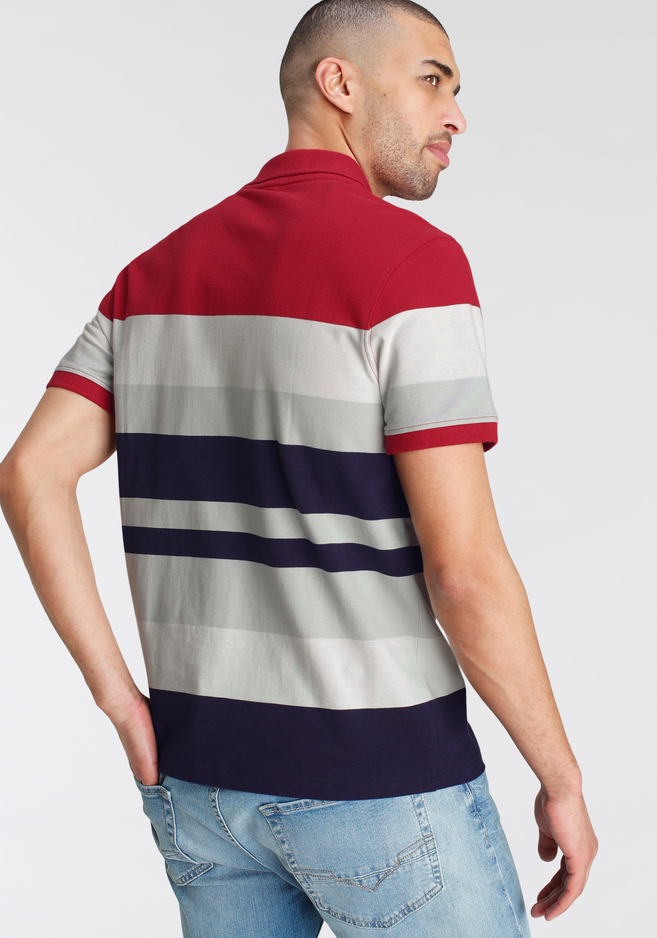 KangaROOS Poloshirt »KangaROOS«, halbarm, Regular Fit, casual, aus Baumwolle