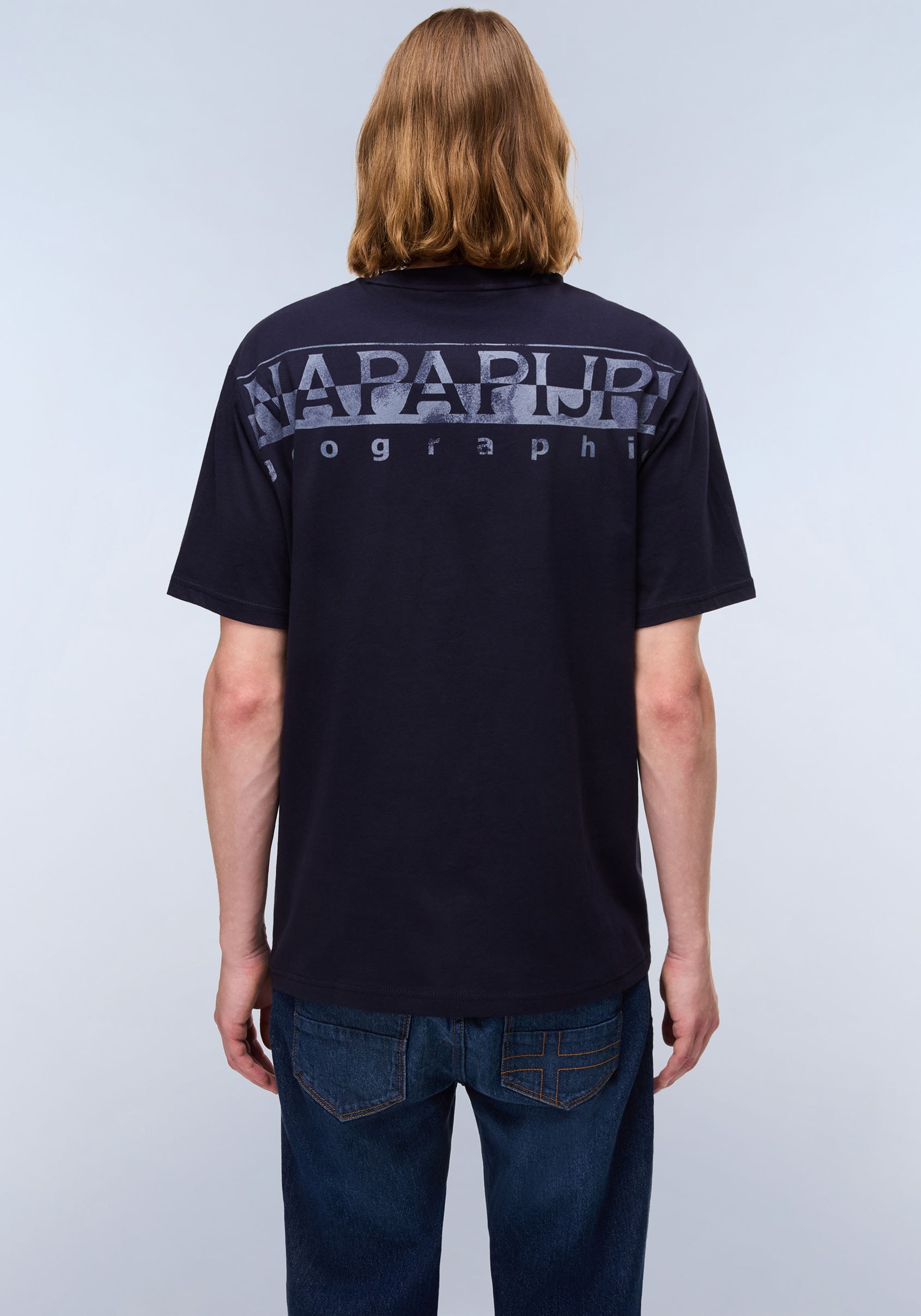 Napapijri T-Shirt »S-FANES«, Regular fit mit Rundhalsausschnitt