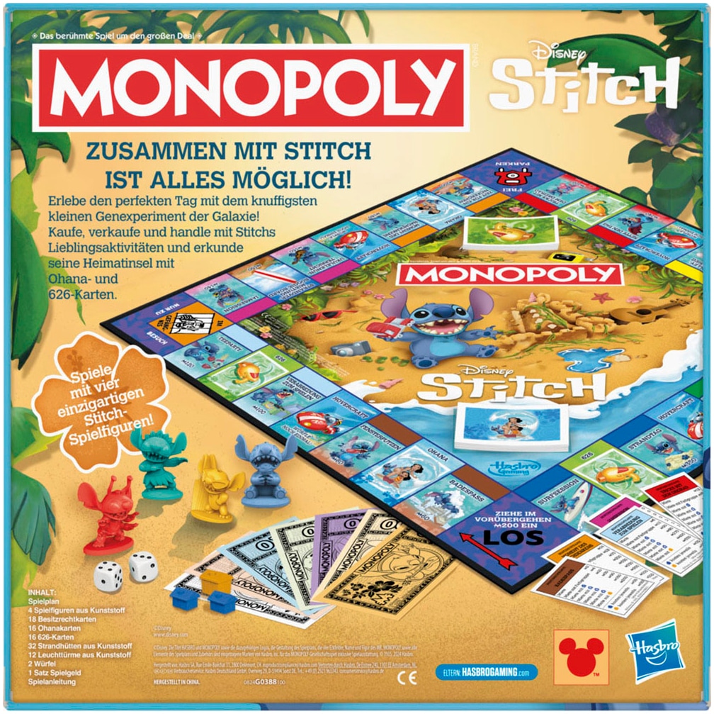 Hasbro Spiel »Monopoly Disney Stitch«