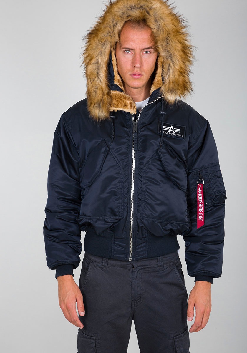Alpha Industries Bomberjacke »45P Hooded Custom«, mit Kapuze
