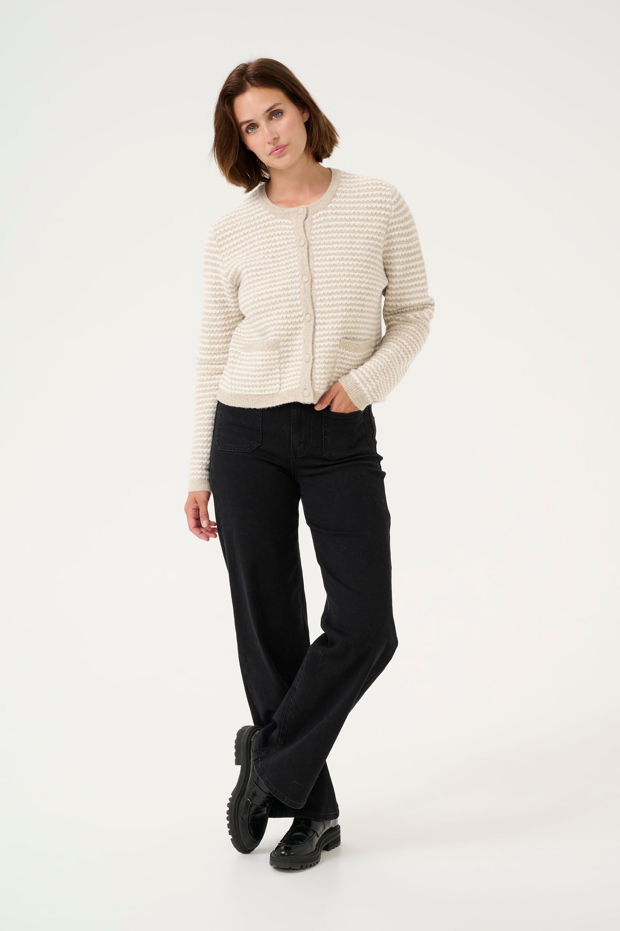 KAFFE Strickjacke »Strickjacke KAellery«