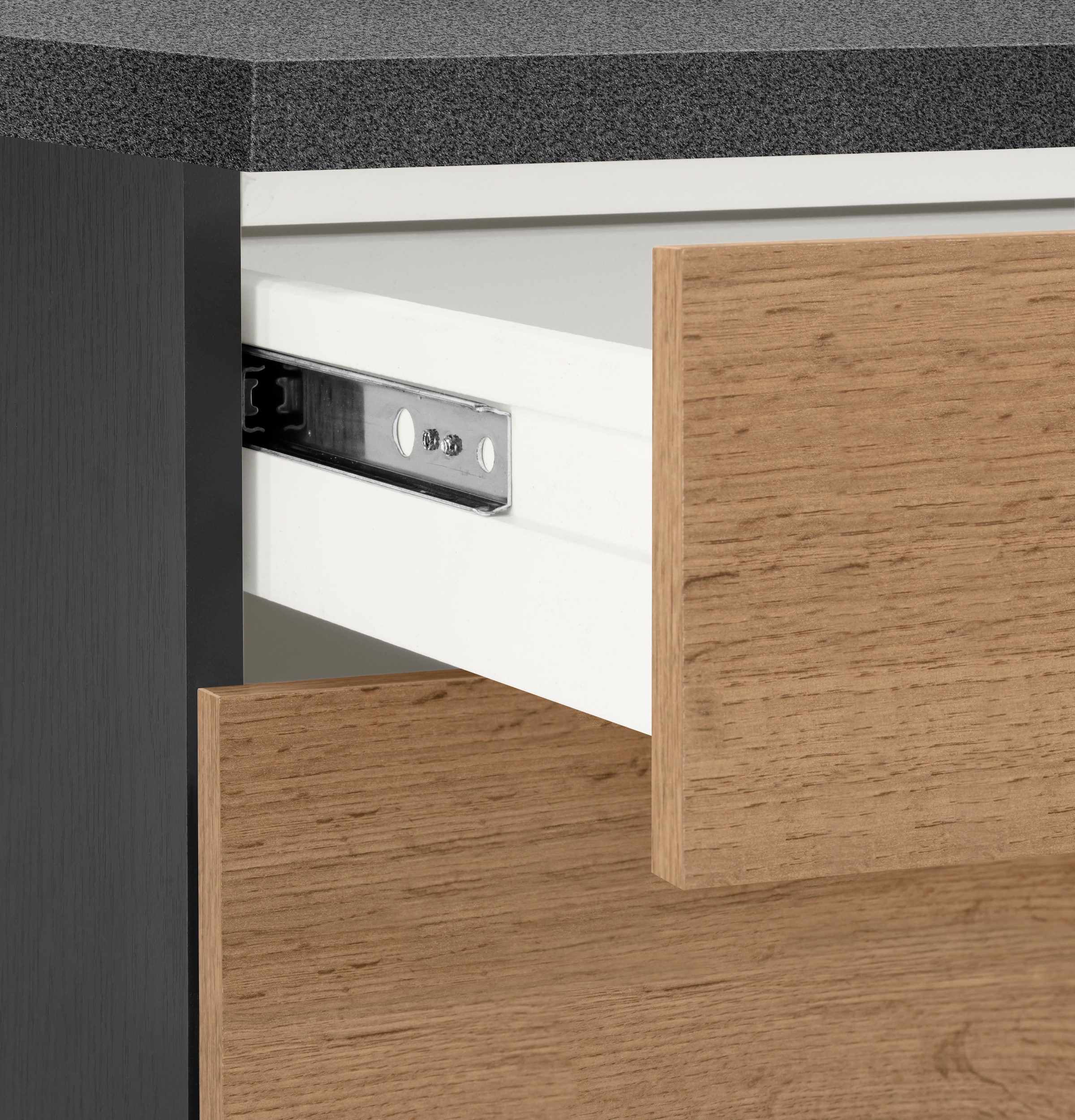 KOCHSTATION Küchenzeile »KS-Colmar« ohne E-Geräte, Breite 240 cm