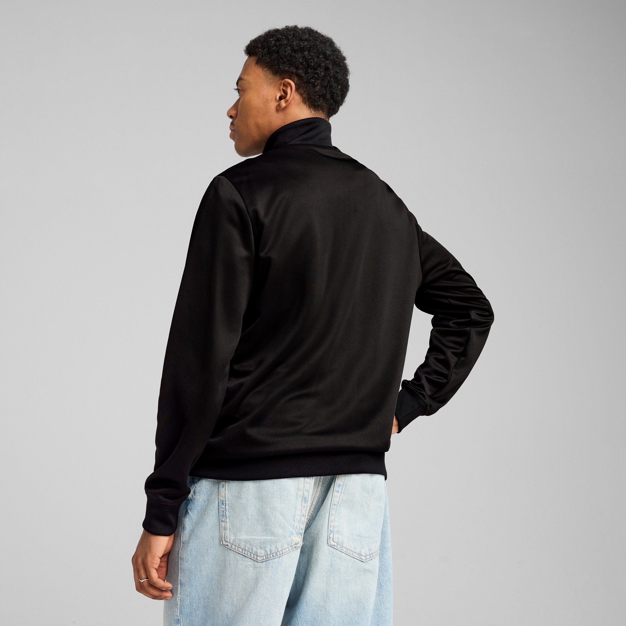 PUMA Trainingsjacke »ESS NO. 1 LOGO POLY TRACK JACKET«, ohne Kapuze