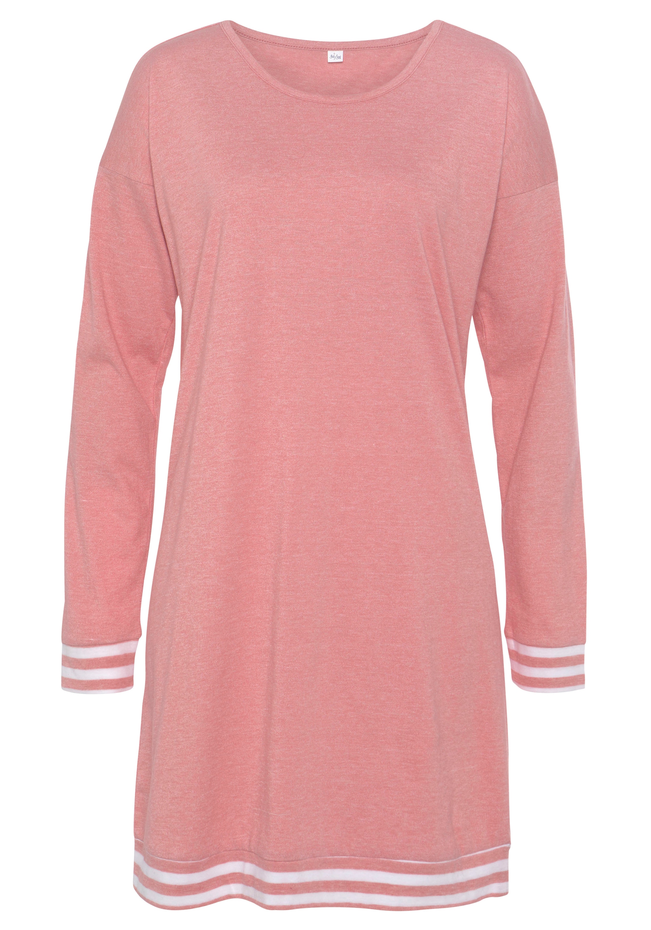 Vivance Dreams Sleepshirt, mit Streifen-Details