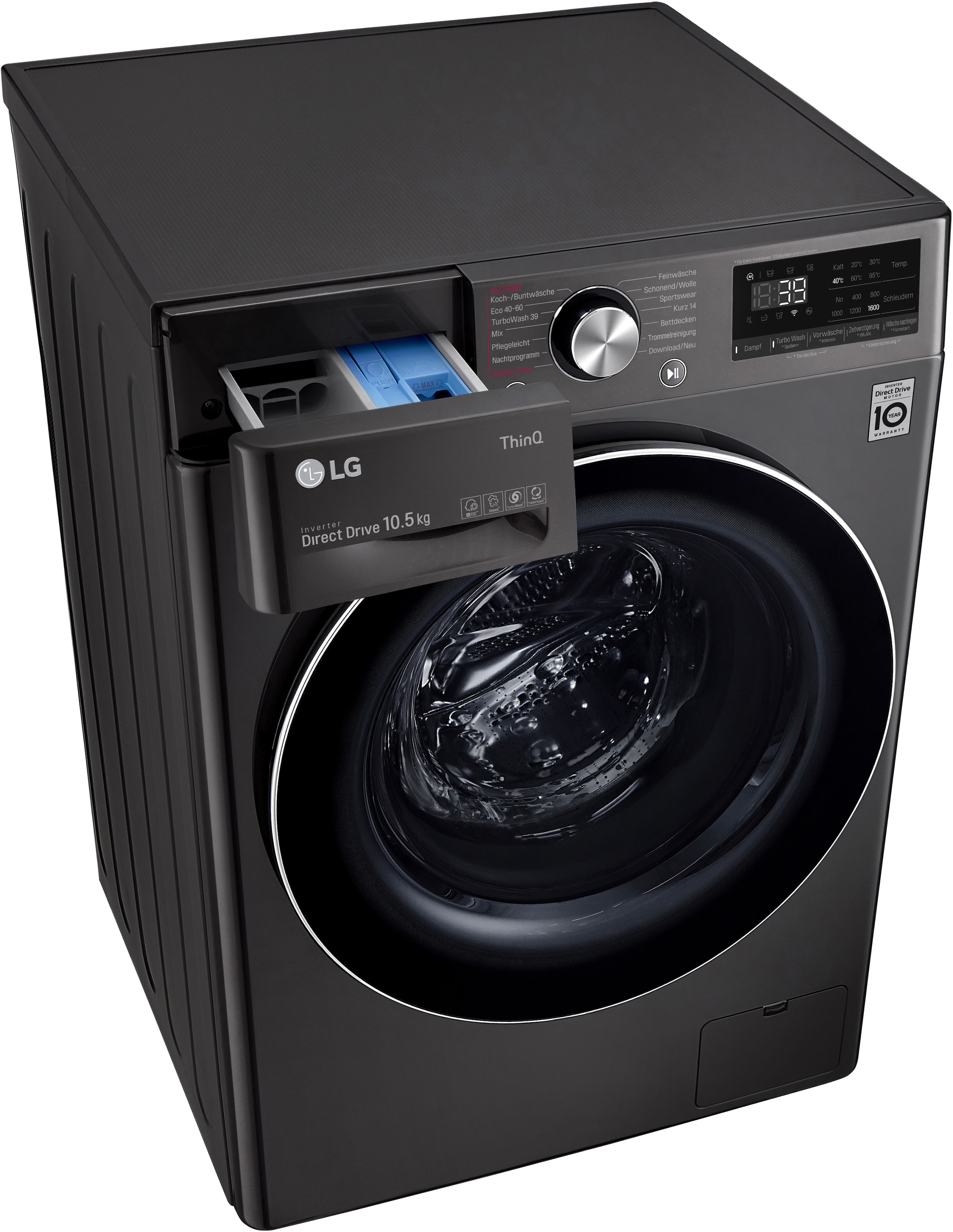 LG Waschmaschine »F6WV710P2S«, F6WV710P2S, 10,5 in Waschen TurboWash® kg, 1600 Minuten - OTTO nur U/min, 39 im Online Shop