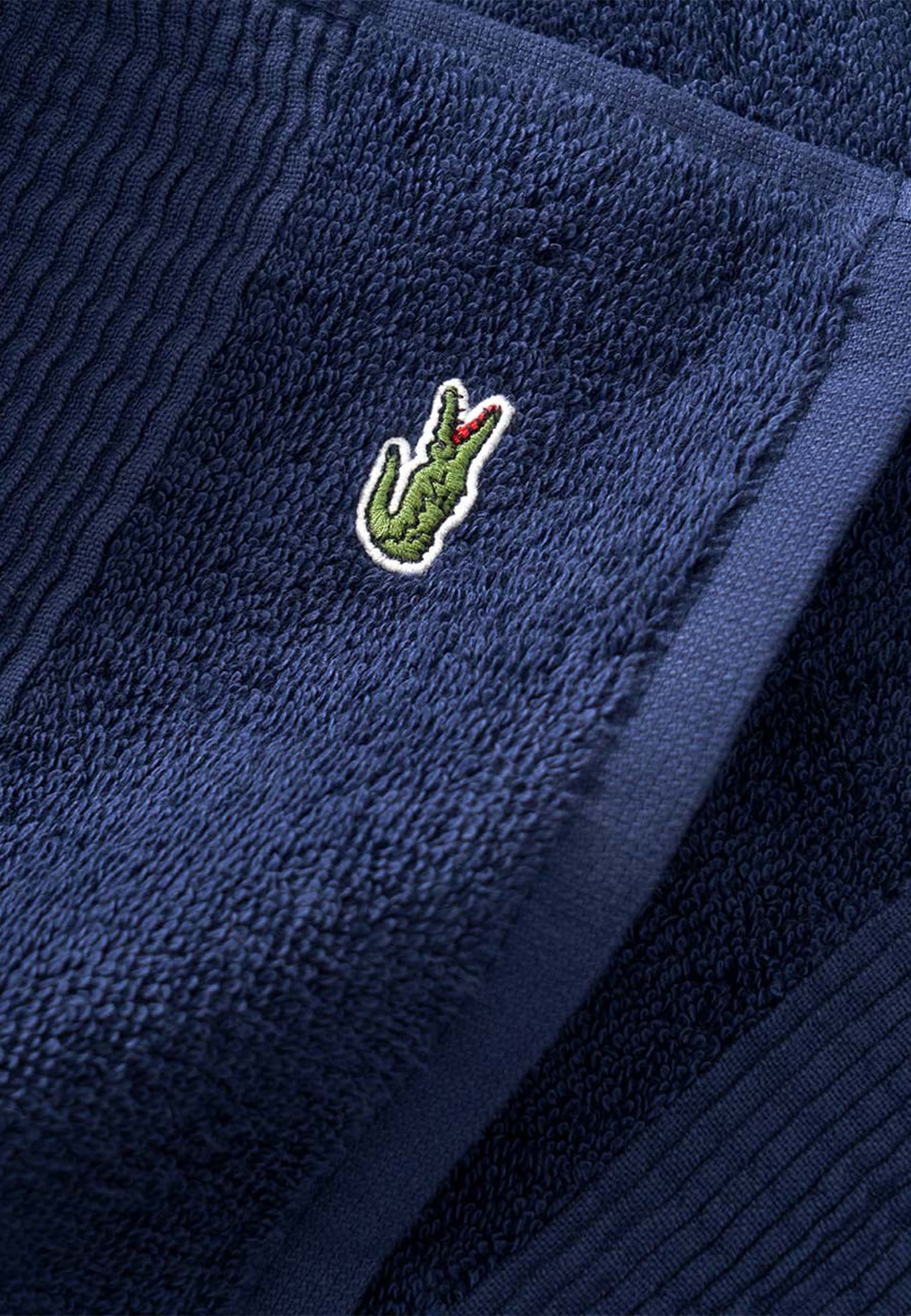 Lacoste Gästehandtuch »LLECROCO« mit Label-Applikationen