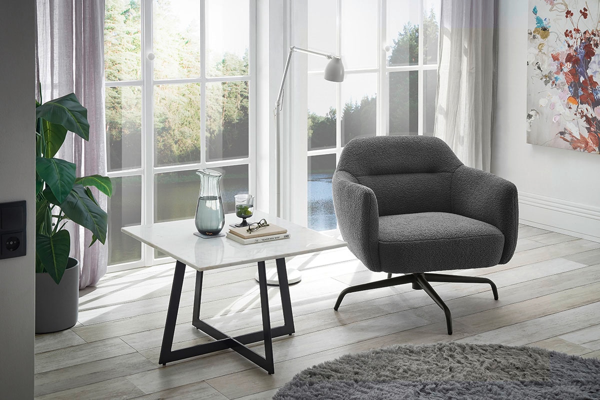 MCA furniture Loungesessel »TAJO Drehstuhl mit Armlehnen«, (1 St.), 360° drehbar