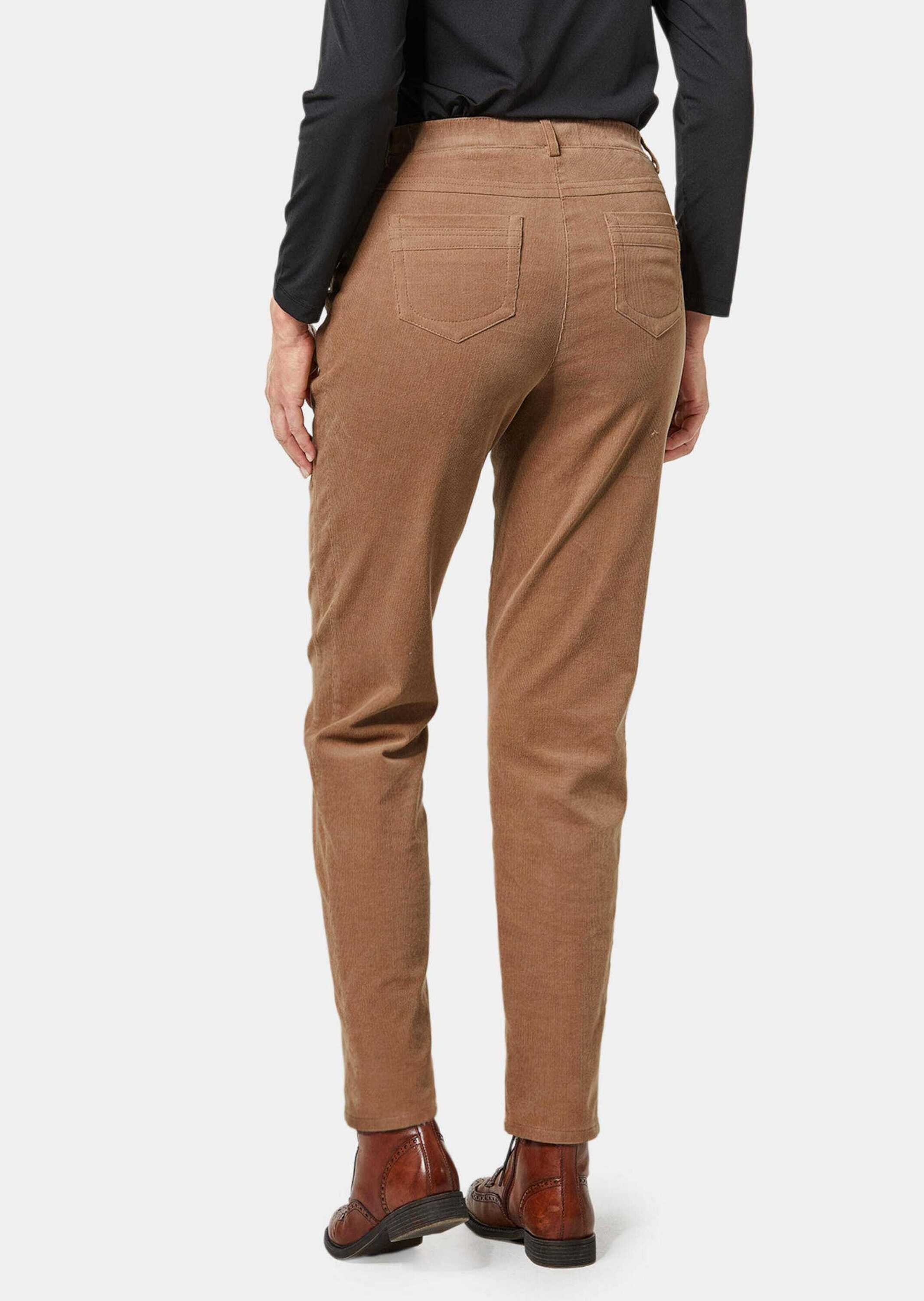 GOLDNER Schlupfhose »Supersofte Cordhose LOUISA mit aufwendiger Schnittführung«