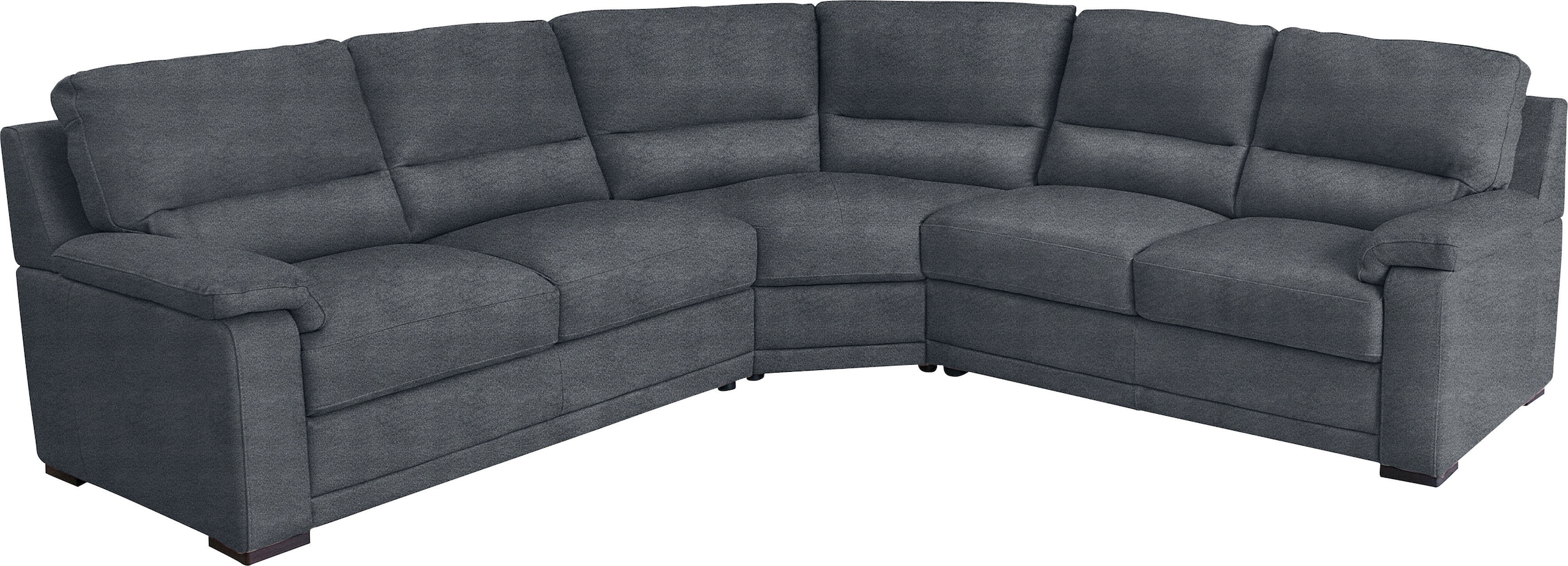 Egoitaliano Ecksofa »Doris, modernes Designerecksofa in hochwertigen Microfaserqualitäten«, edle Detailverarbeitung, wahlweise fleckenabweisend oder in Lederoptik
