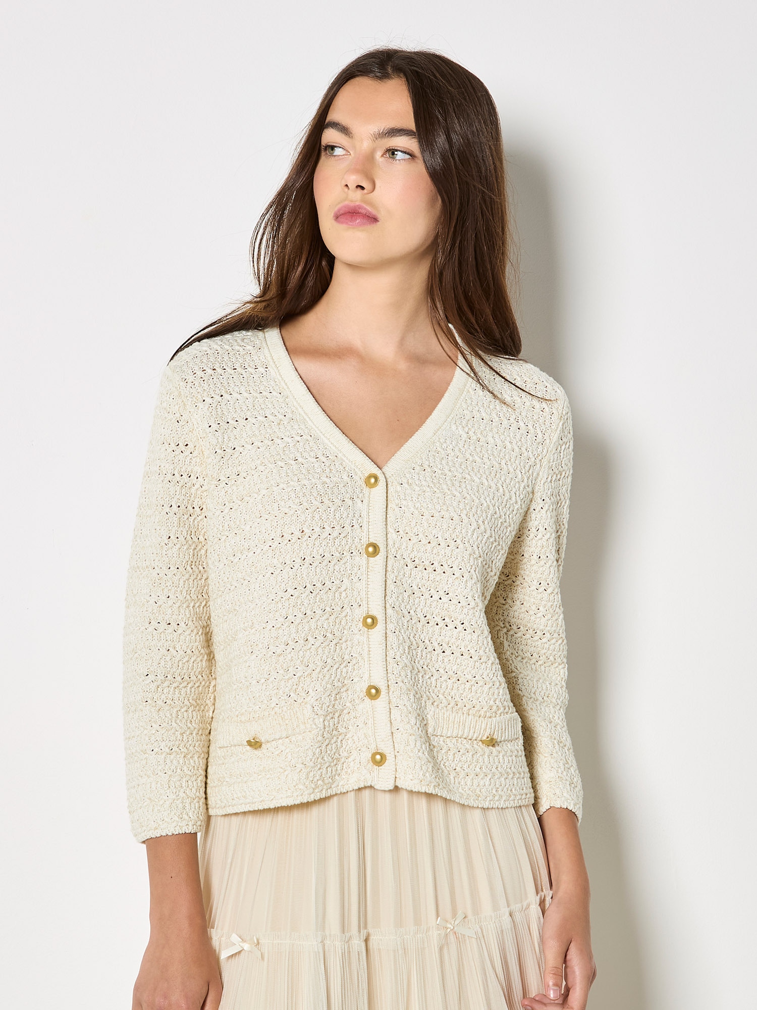 Apricot Cardigan »Strickjacke« mit dekorativen Knöpfen