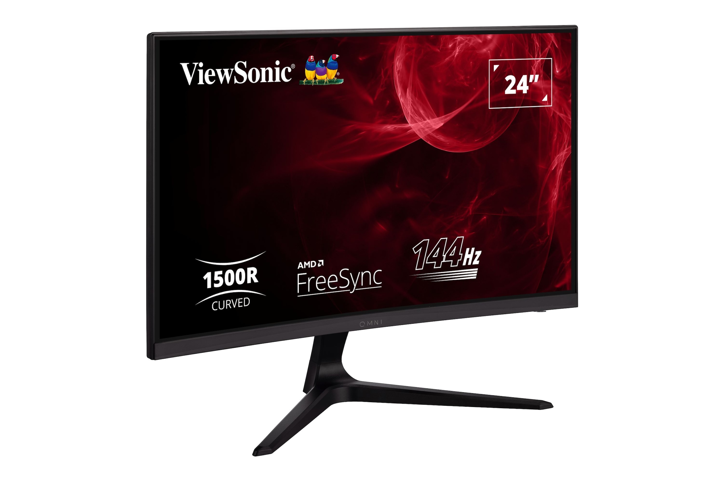 Viewsonic Curved-Gaming-Monitor »VX2418C (VS19012)«, 60 cm/24 Zoll, 1920 x 1080 px, Full HD, 1 ms Reaktionszeit, 165 Hz, 1500R Curved