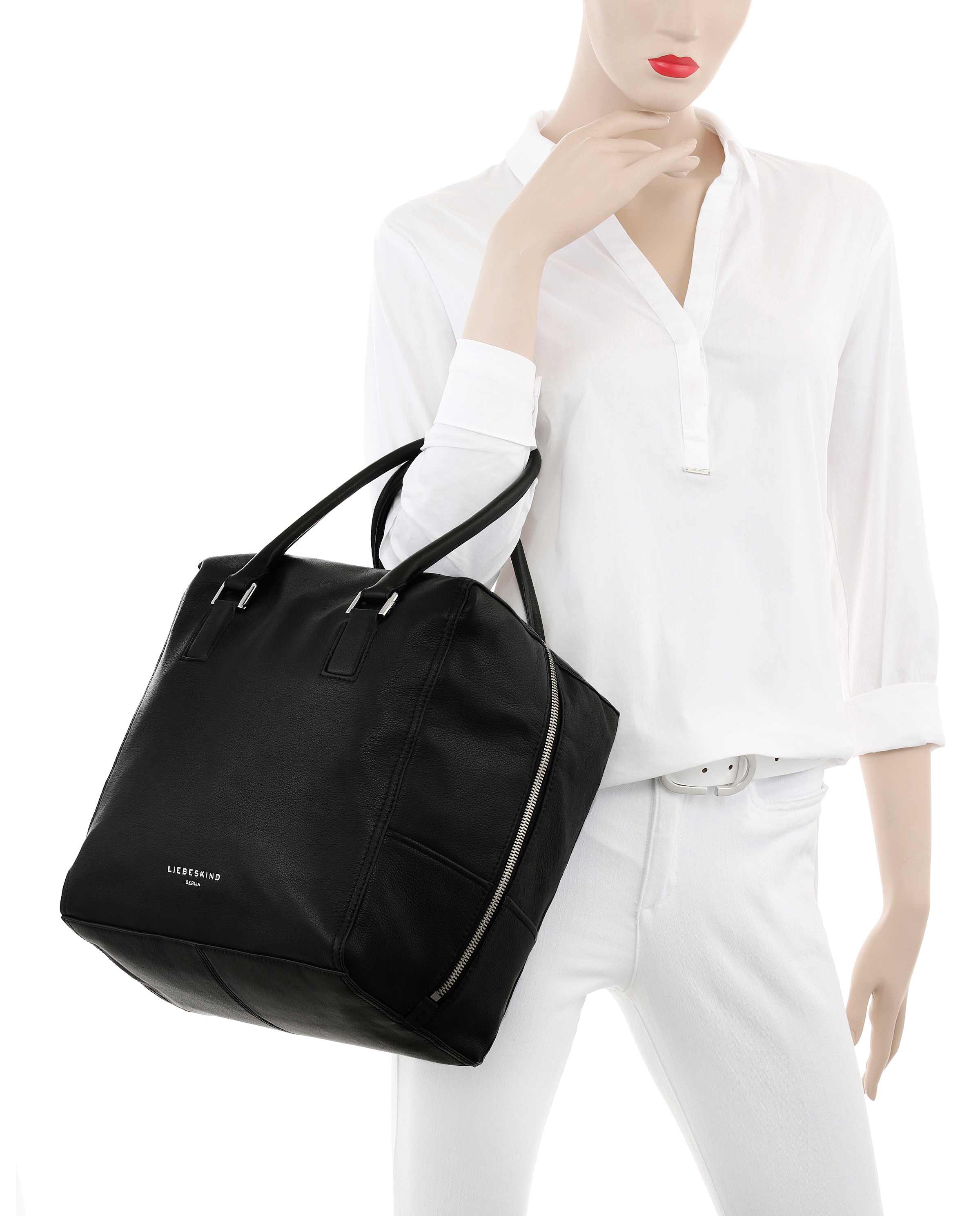 Liebeskind Berlin Henkeltasche »Satchel M KAYLA ARCHIVE 3D LEATHER«