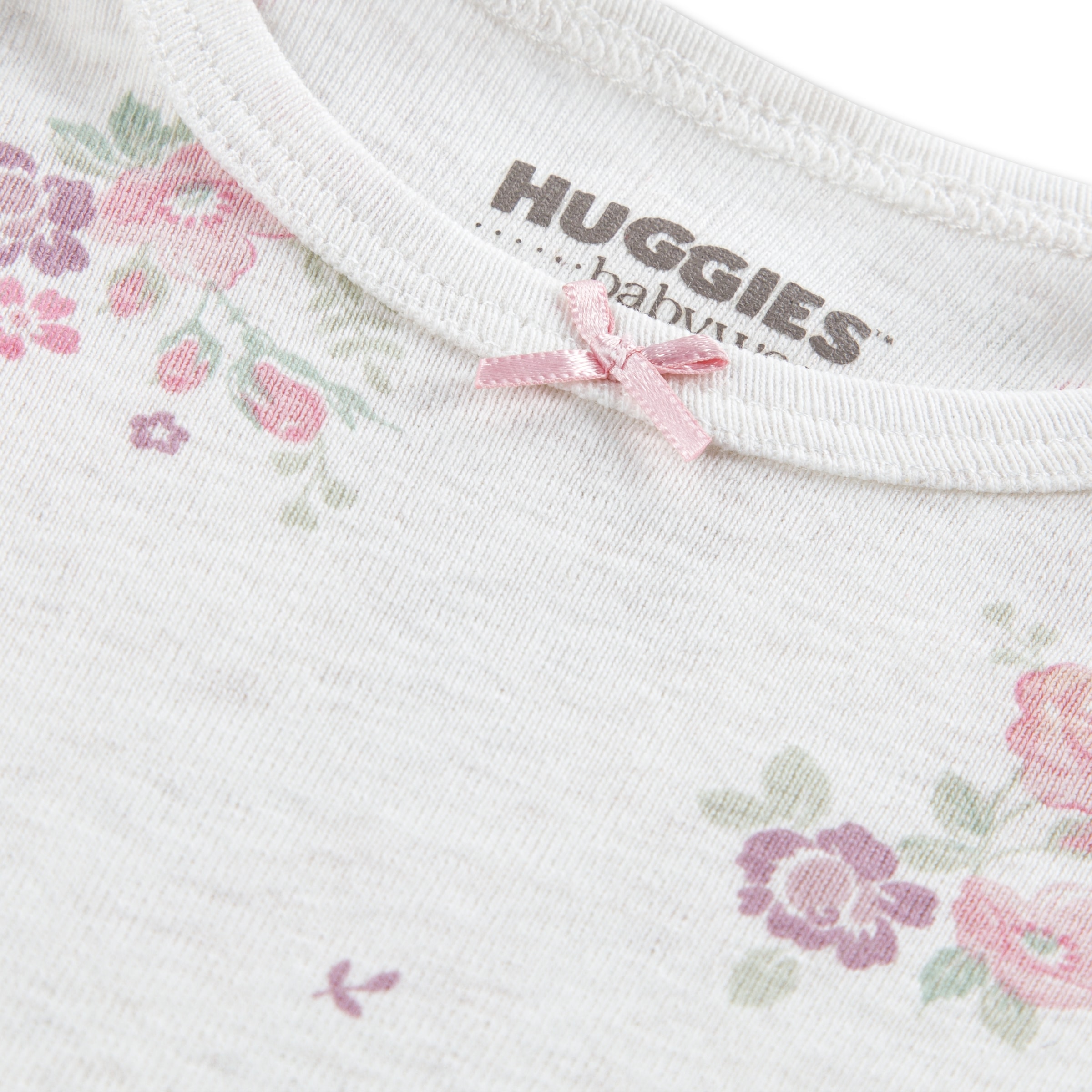 HUGGIES babywear Body & Hose »HUGG PANT SET + ATTACHMENT« Set, 3 mit passendem Haarband, floraler Alloverprint - for Girls