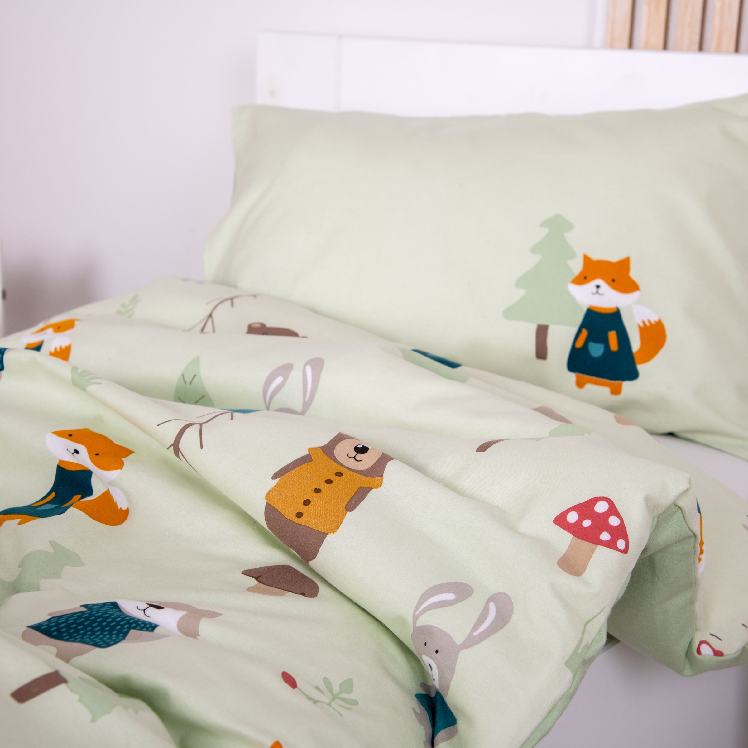 Baby Best Wendebettwäsche »babybest Waldtiere« 2 Stk. tlg. besonders kuschelig