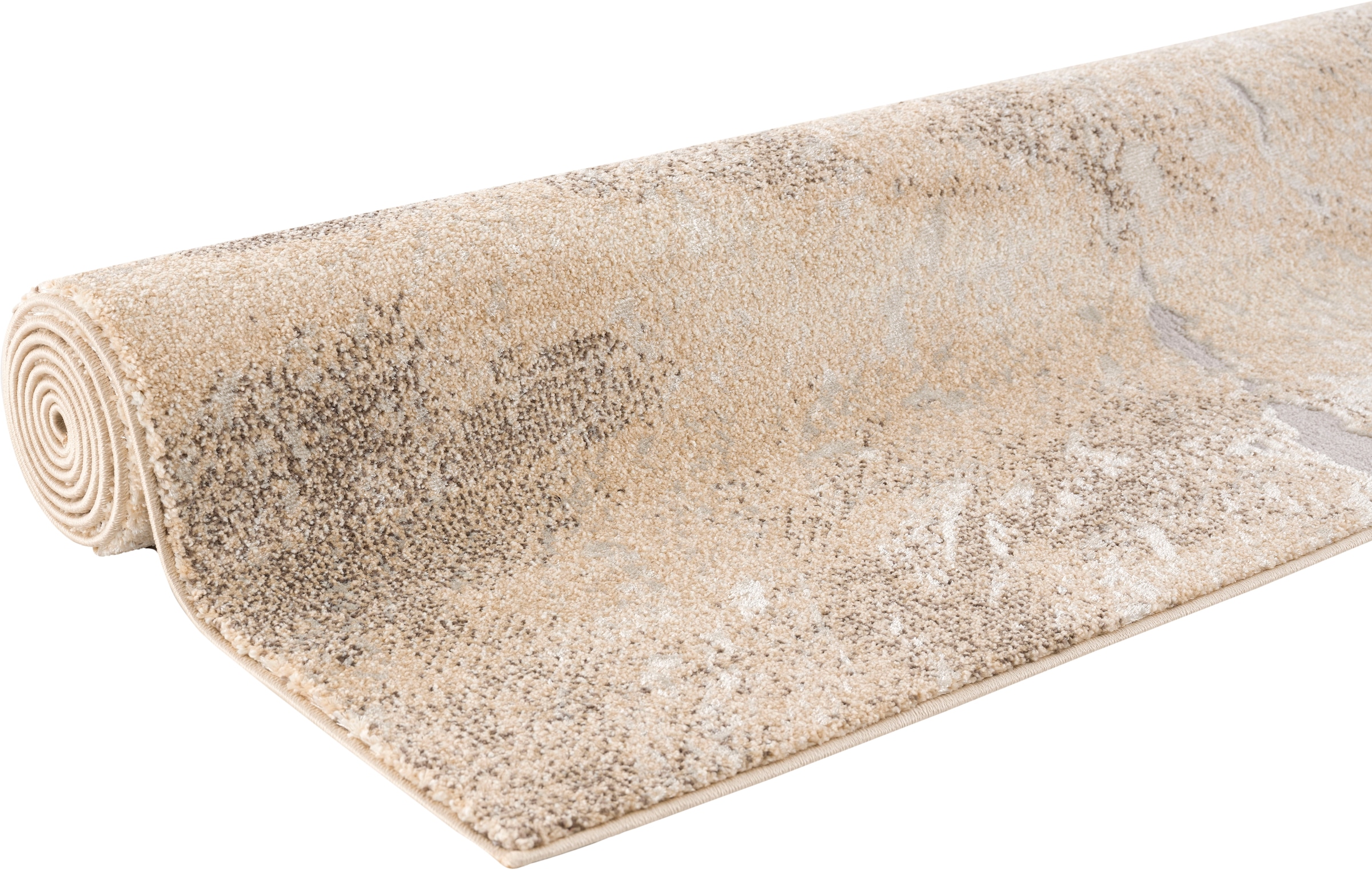 my home Teppich »Marmor«, rechteckig, Teppich in moderner Marmor Optik, Hoch  Tief Effekt, flach, einfarbig bei OTTO | Kurzflor-Teppiche