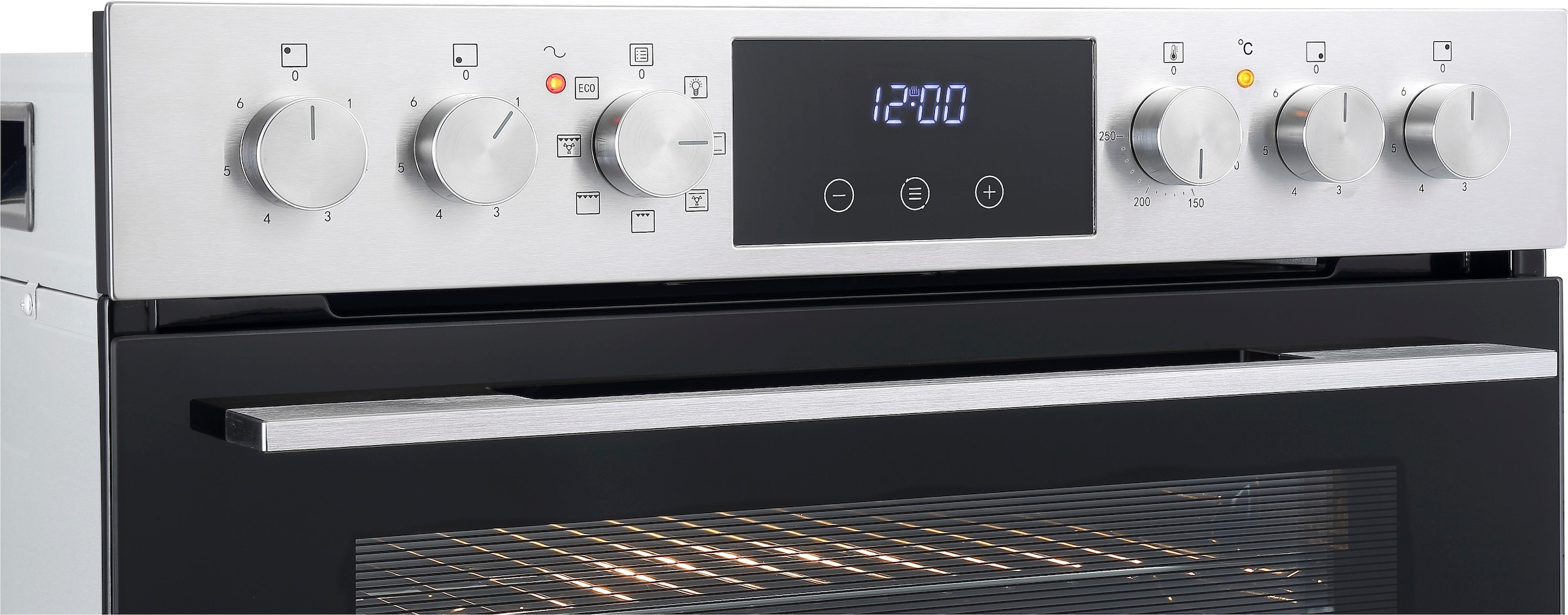 Hanseatic Elektro-Herd-Set »HBCO707A+HC46060CN«