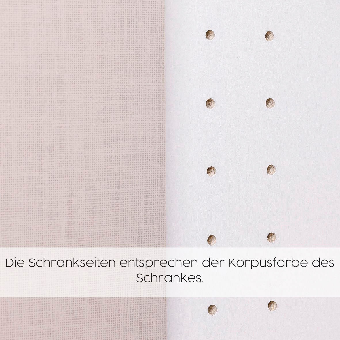 rauch Drehtürenschrank »Kleiderschrank Schrank Garderobe Wäscheschrank NAGATA mit Spiegel«, (in 3 verschiedenen Ausstattungen BASIC/CLASSIC/PREMIUM), und Schubladen sowie Stangengriffen TOPSELLER MADE IN GERMANY