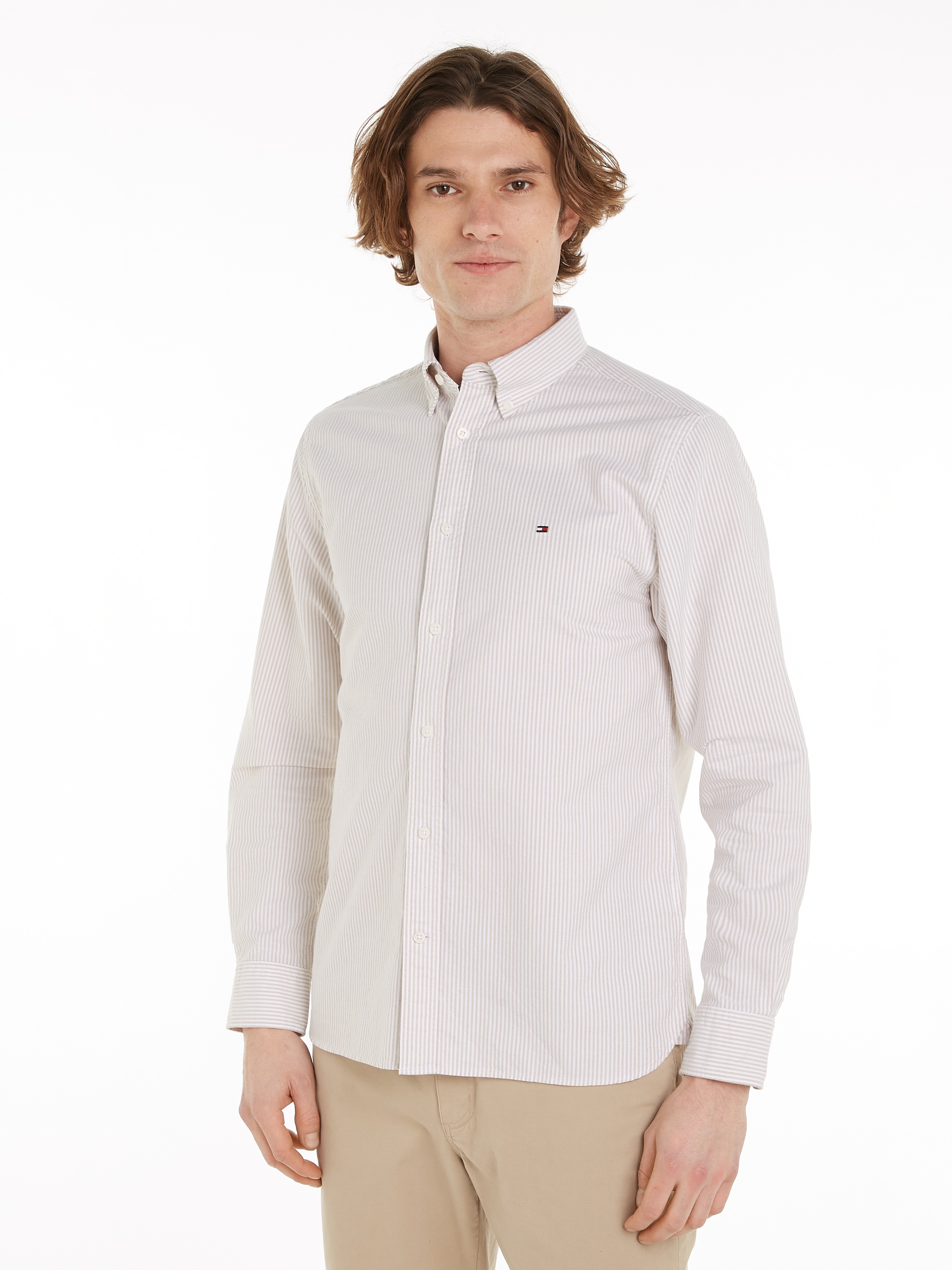 Tommy Hilfiger Langarmhemd »HERITAGE OXFORD STRIPE RF SHIRT«