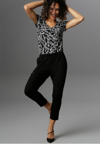 Aniston SELECTED Jumpsuit, mit Gummizug und seitlichen Eingrifftaschen - NEUE KOLLEKTION kaufen