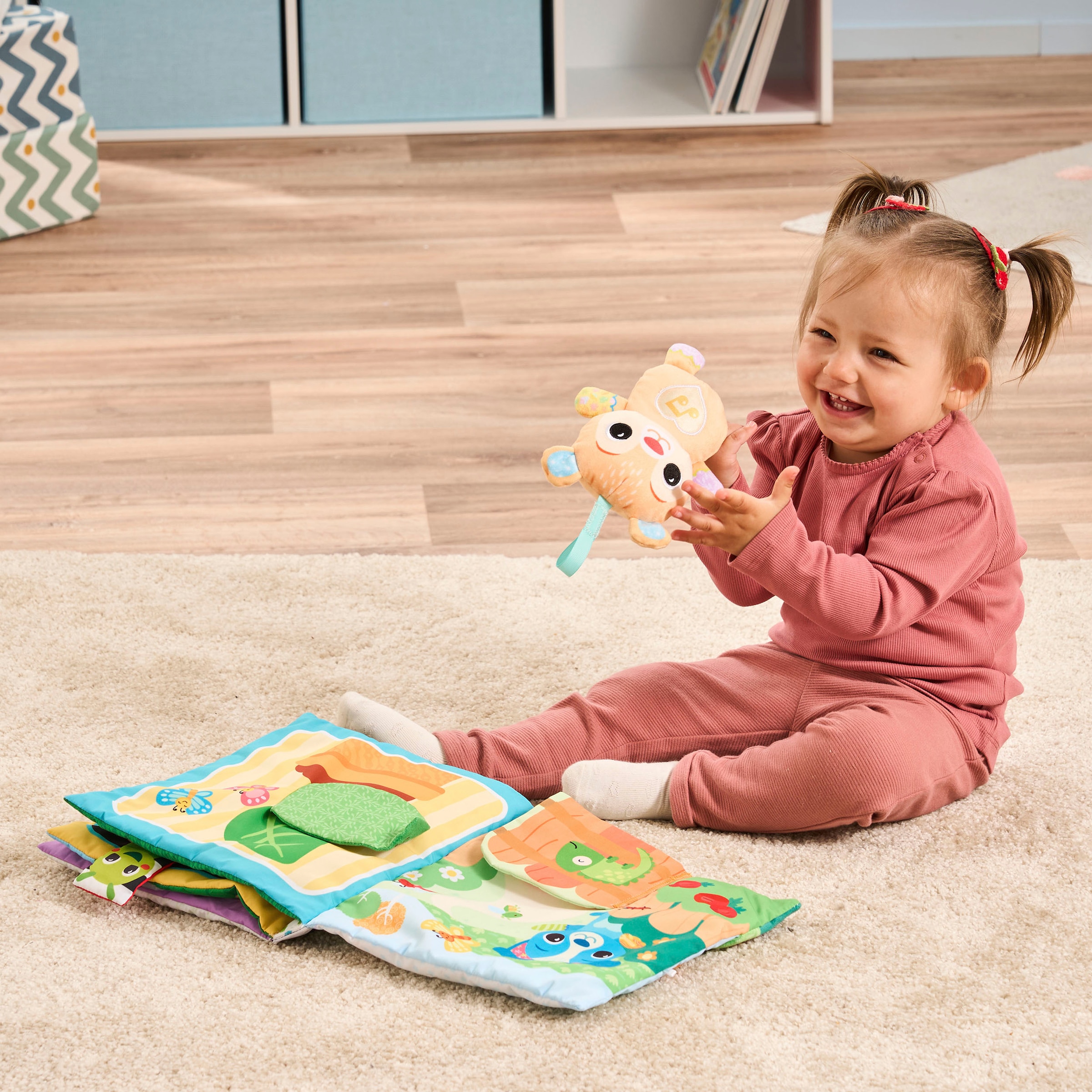 Vtech® Stoffbuch »Mein großes Plüschbuch«, mit Licht- und Soundeffekt