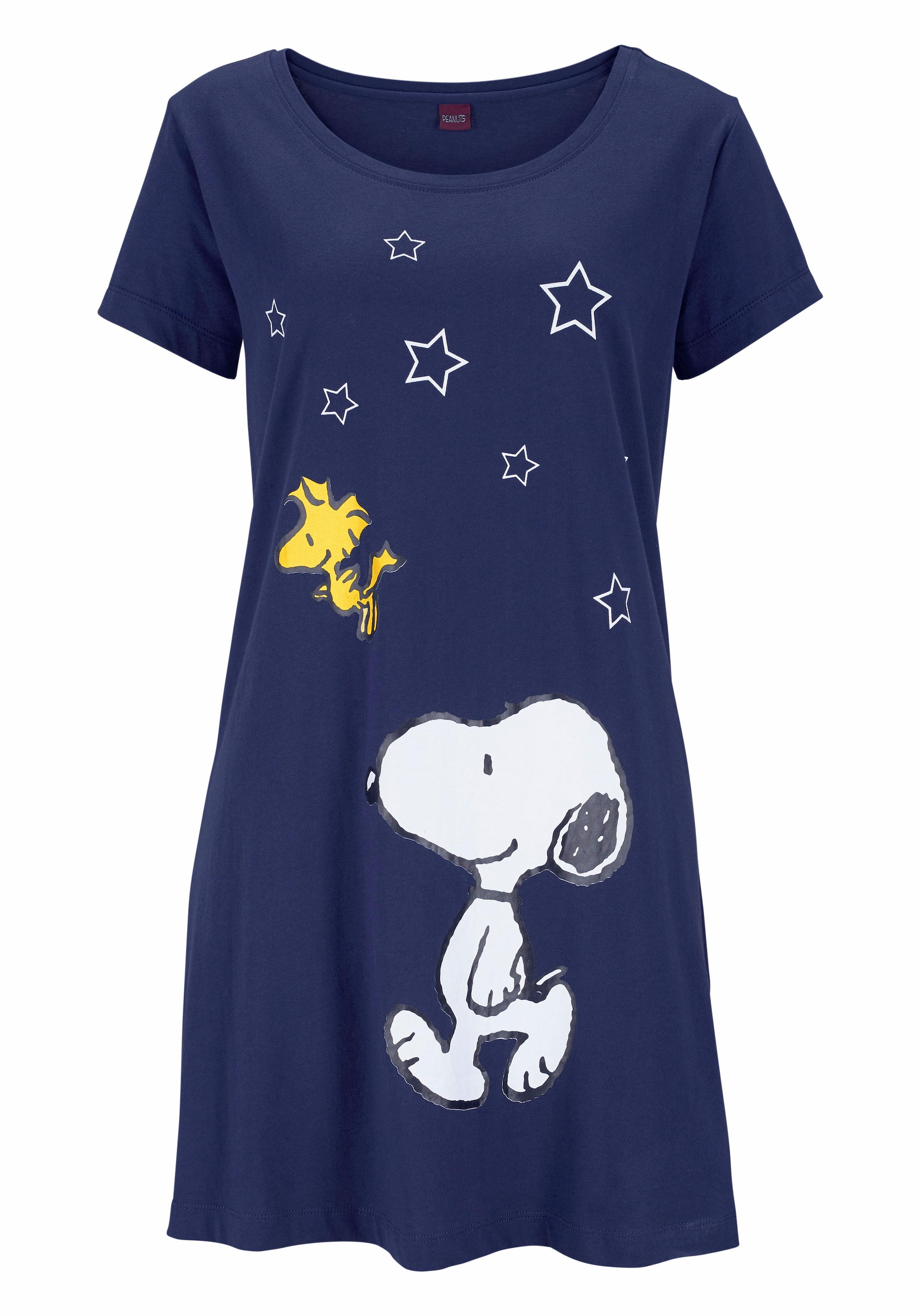 Peanuts Sleepshirt, mit Snoopy-Print in Minilänge