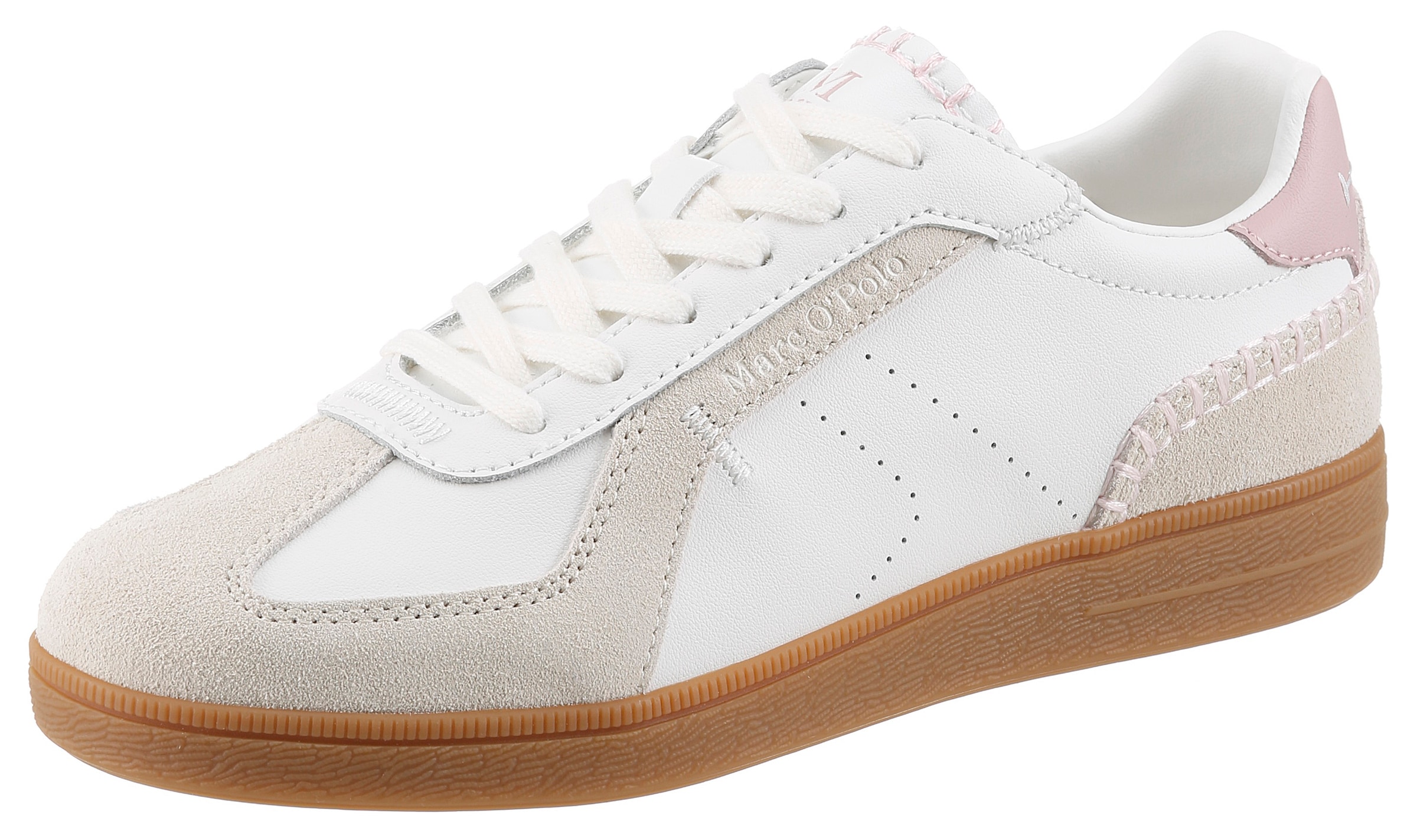 Marc O'Polo Sneaker »Charlie W«  Schnürschuh, Halbschuh, Freizeitsneaker mit Logoschriftzug