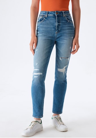 Destroyed-Jeans »Freya«, im 5-Pocket-Stil