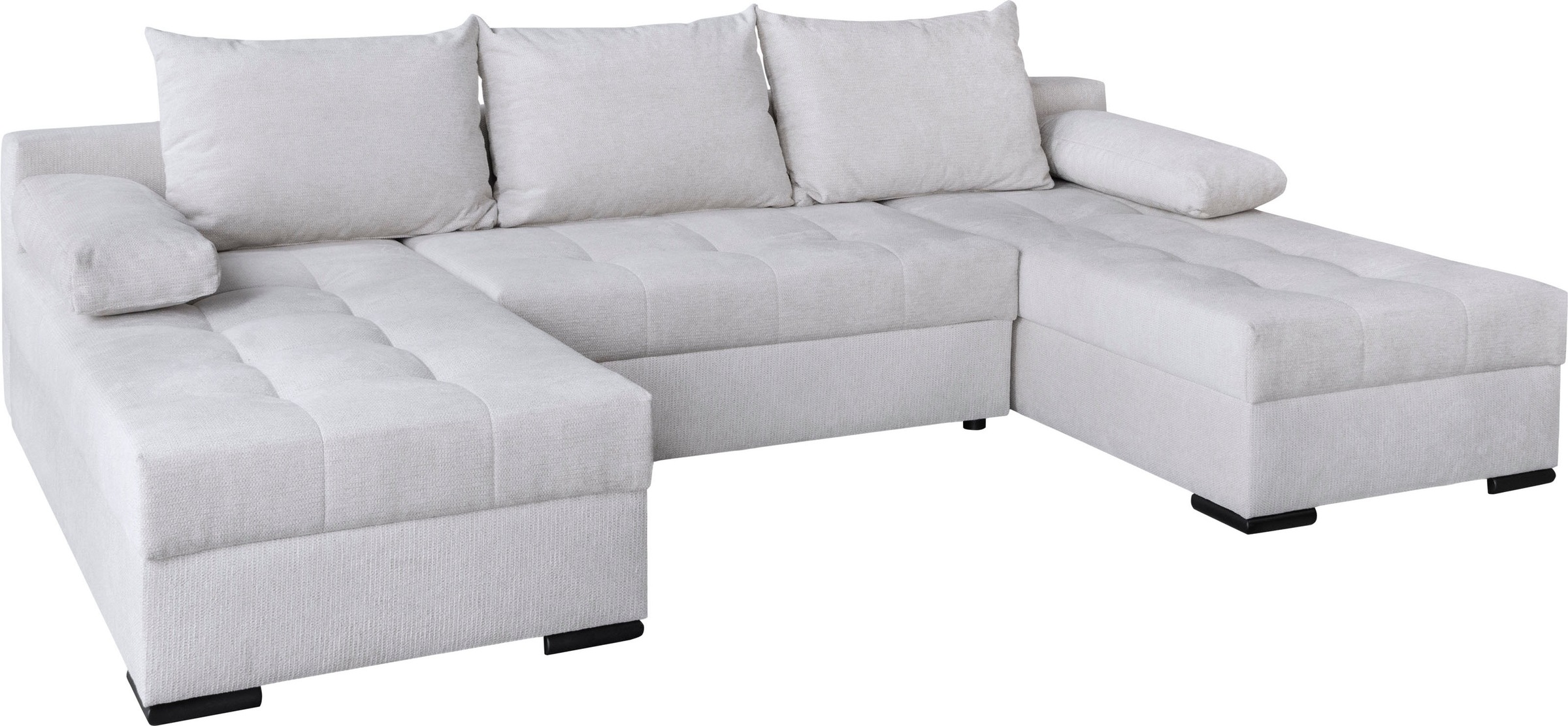 OTTO home Wohnlandschaft »U-Form Home System« 2 Ottomane,Bonnelfederkern, Schlaffunktion