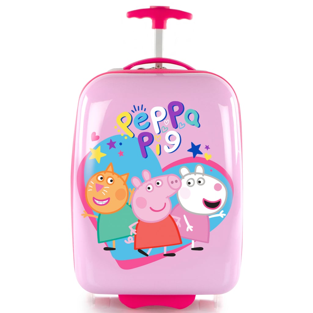 Heys Kinderkoffer »Peppa Pig rosa, 46 cm«, 2 Rollen