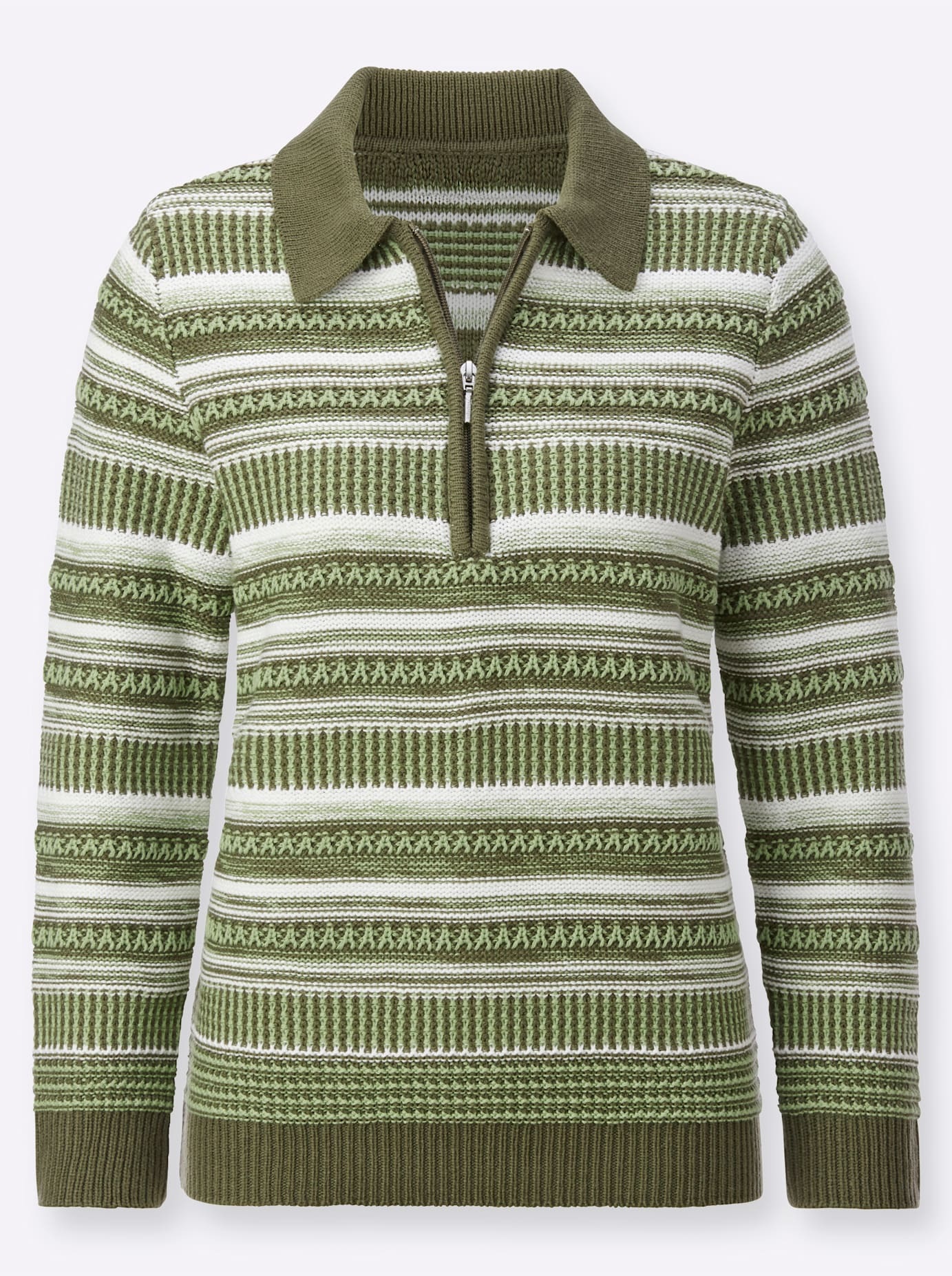 Casual Looks Polokragenpullover »Pullover«