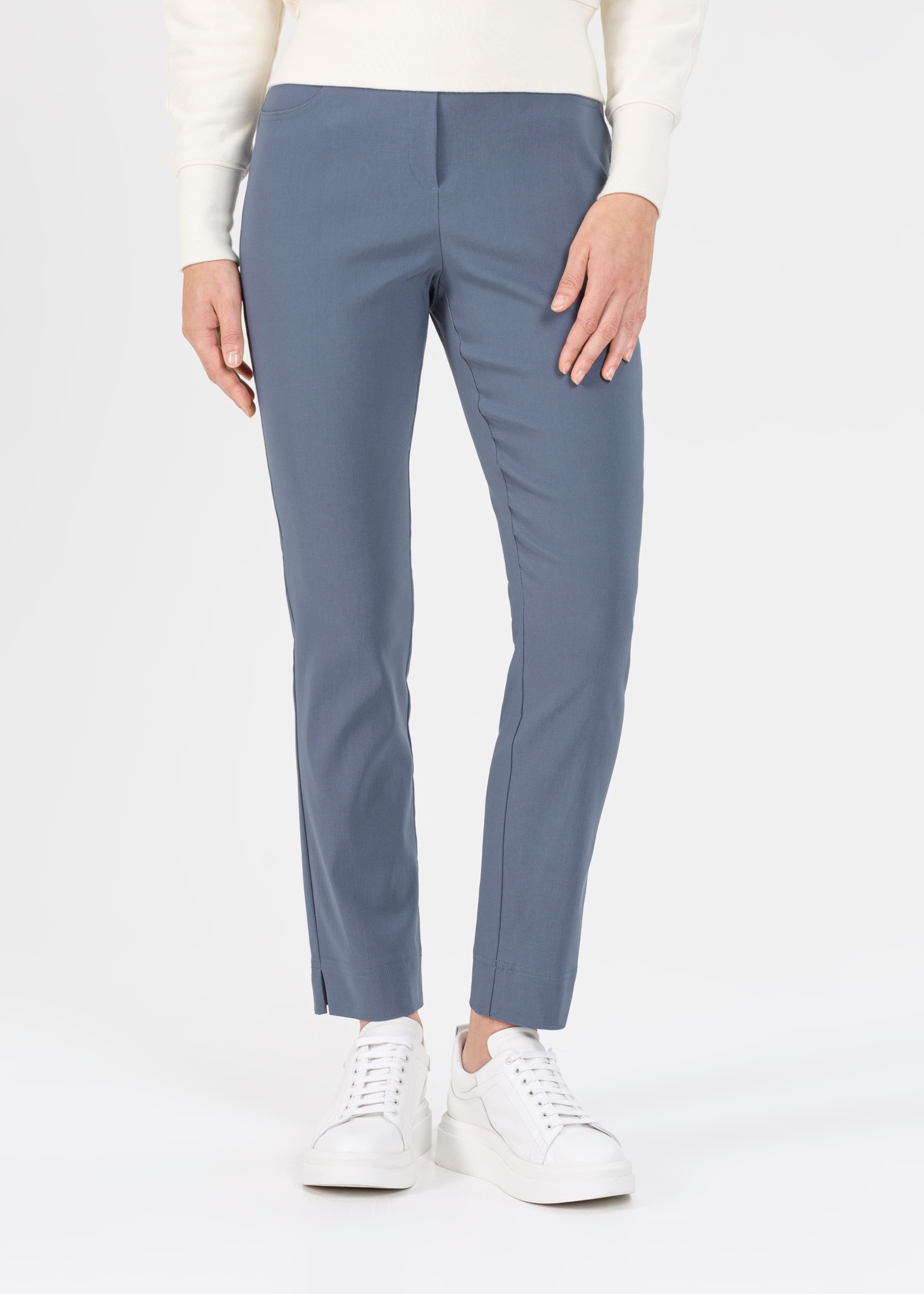 Stehmann Stoffhose »Loli«, Sommerhose mit Schlitz am Beinabschluss