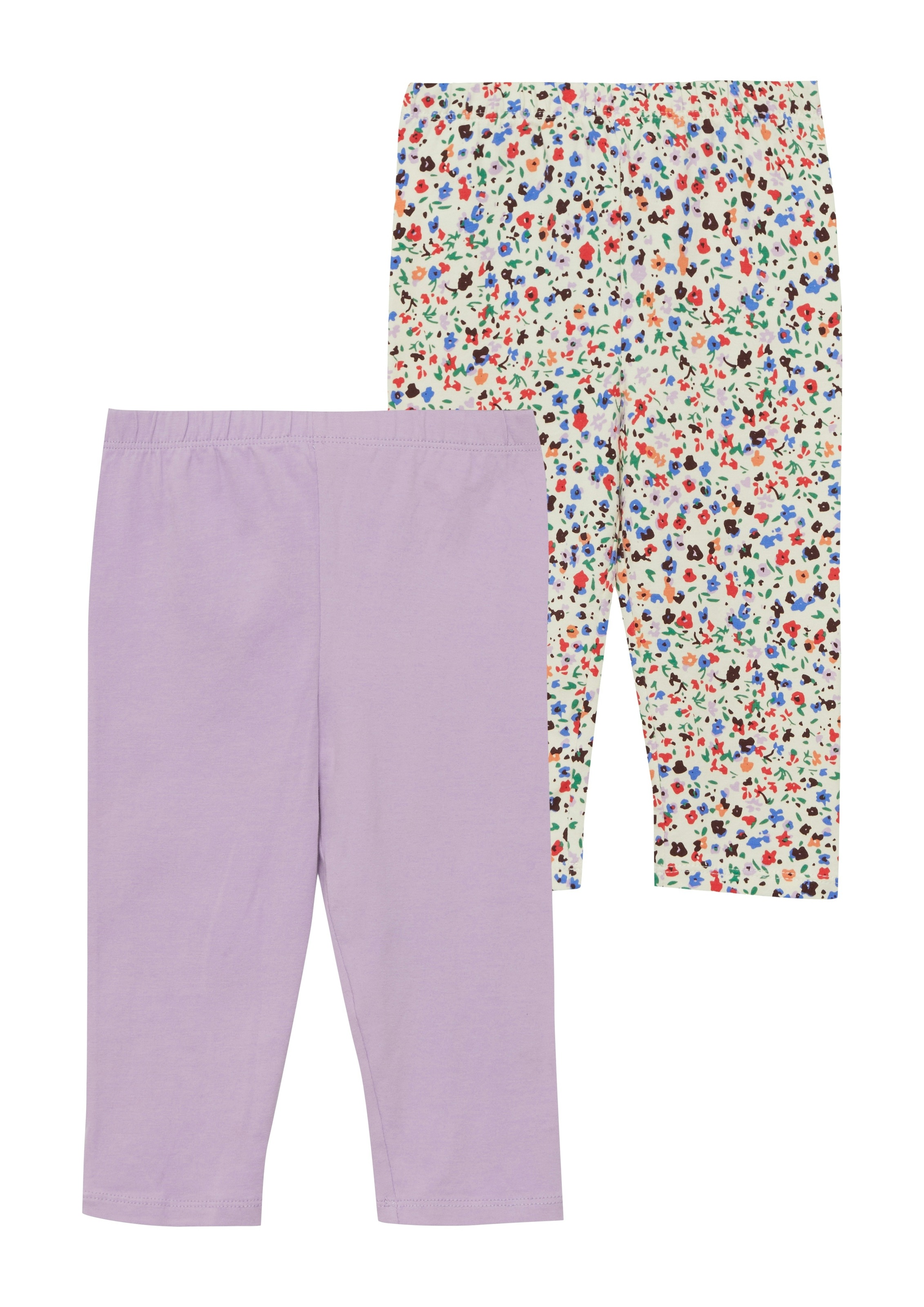 s.Oliver Junior 3/4-Leggings  2er Pack, für Girls, unifarben und gemustert