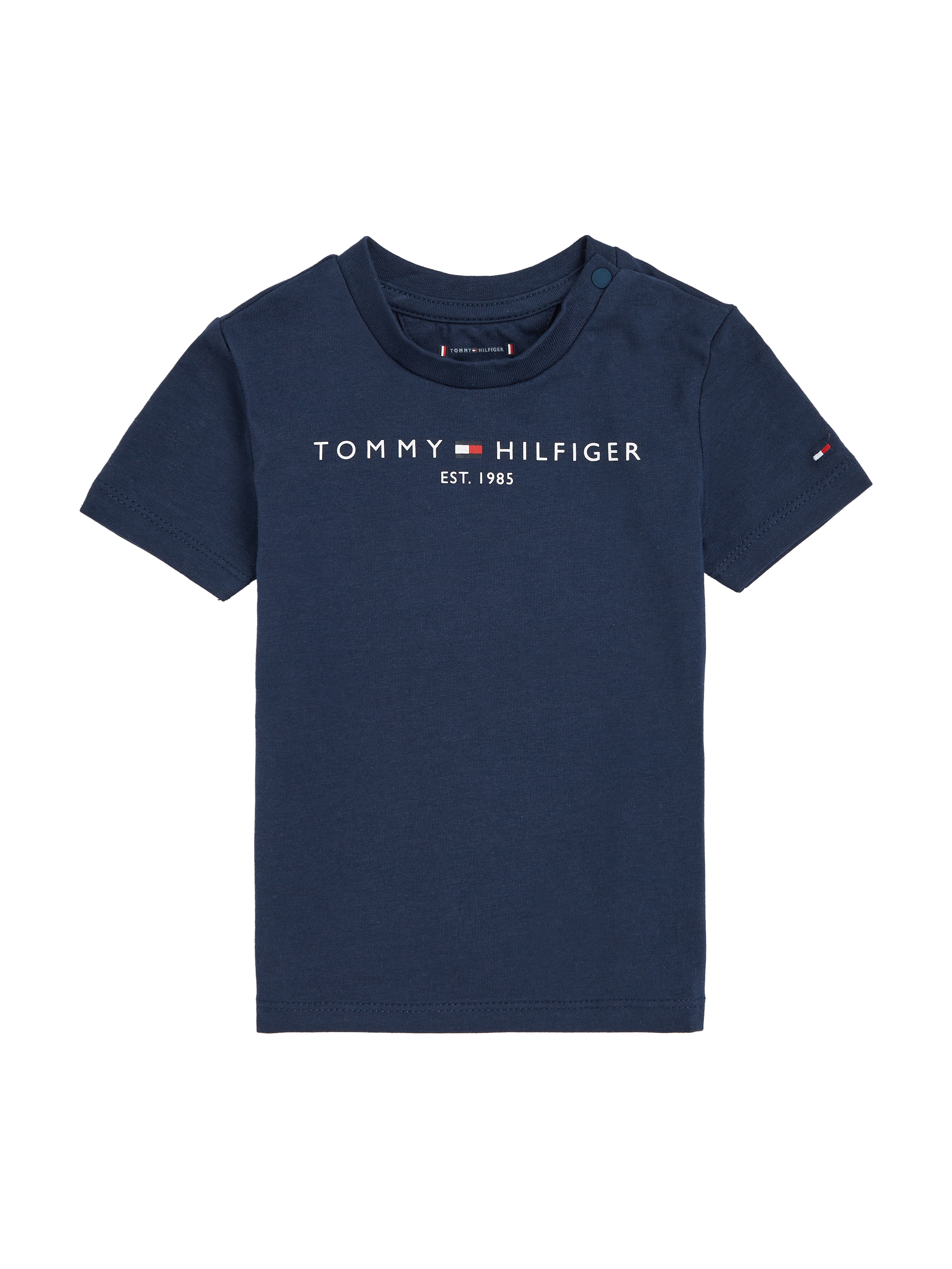 Hilfiger S/S«, »BABY Hilfiger ESSENTIAL bei Tommy OTTO Rundhalsshirt Tommy kaufen mit TEE Logo-Schriftzug