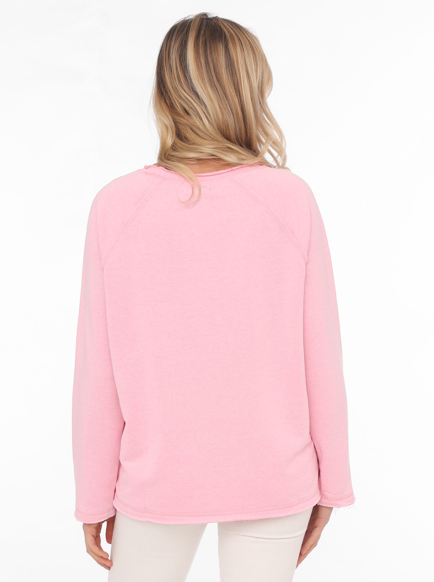 Zwillingsherz Langarmshirt, mit aufgesticktem "Strandglück"