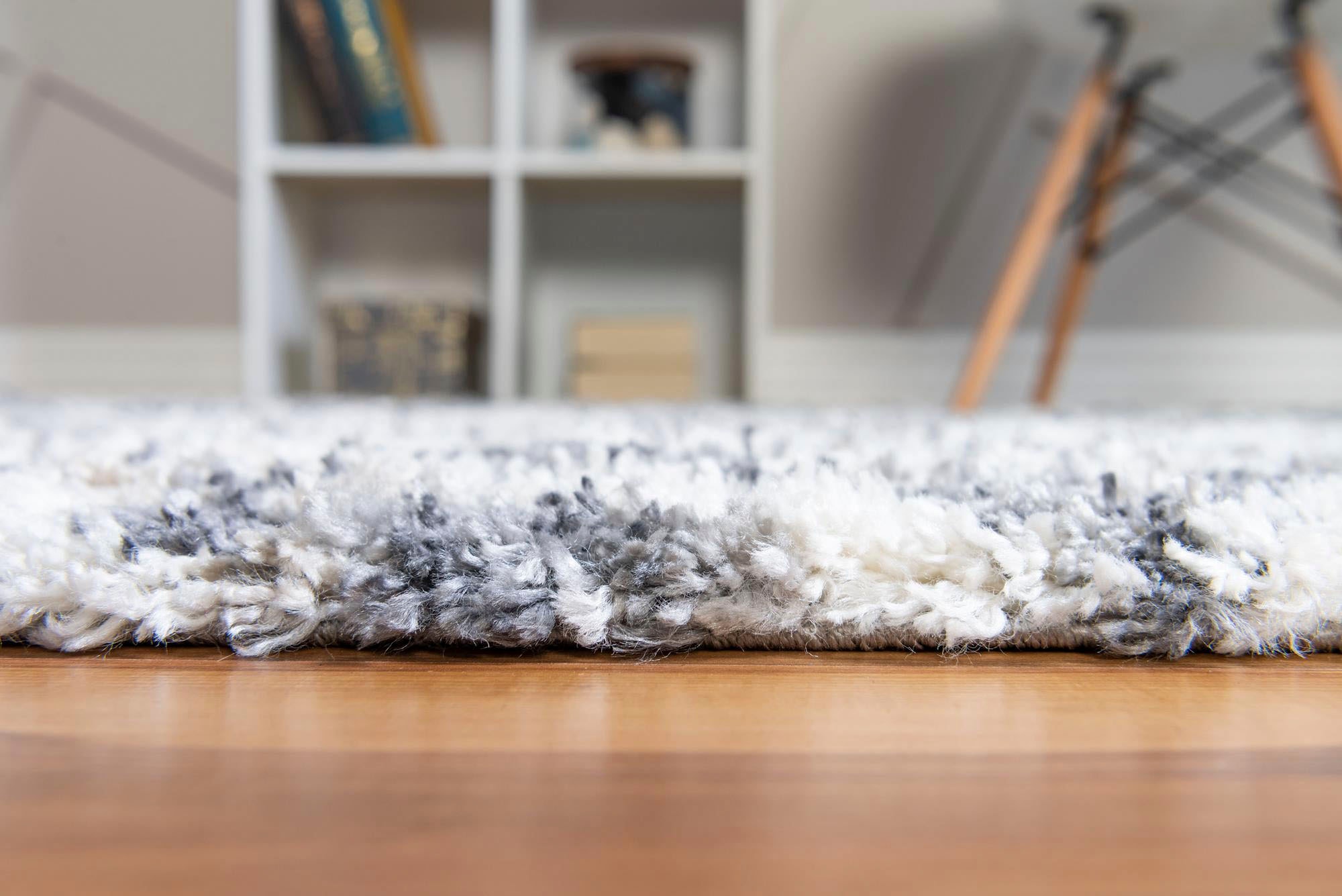 Myflair Möbel & Accessoires Hochflor-Teppich »Top Shag, LAGERRÄUMUNG!«, rechteckig, 32 mm Höhe, gewebt, Rauten Design, melierte Optik, weich & kuschelig, mit Fransen