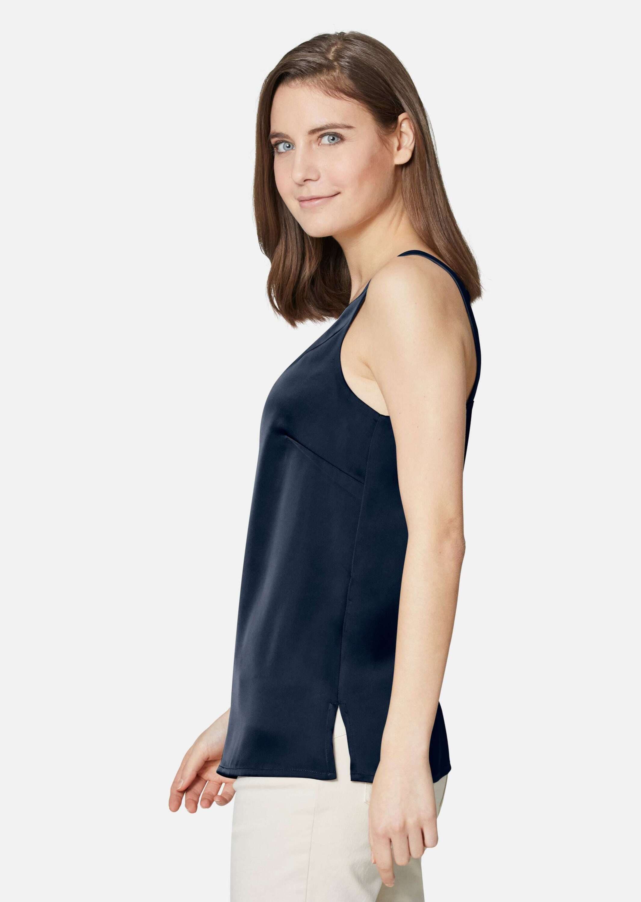 MADELEINE Trägertop »Blusentop Top aus feinem Glanz-Satin«