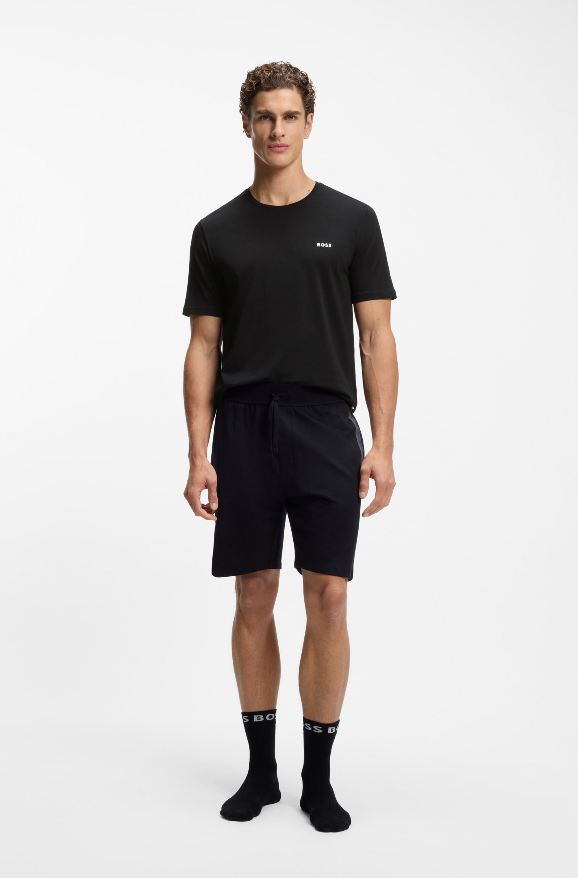 BOSS T-Shirt »Mix&Match T-Shirt R« mit Logostickerei