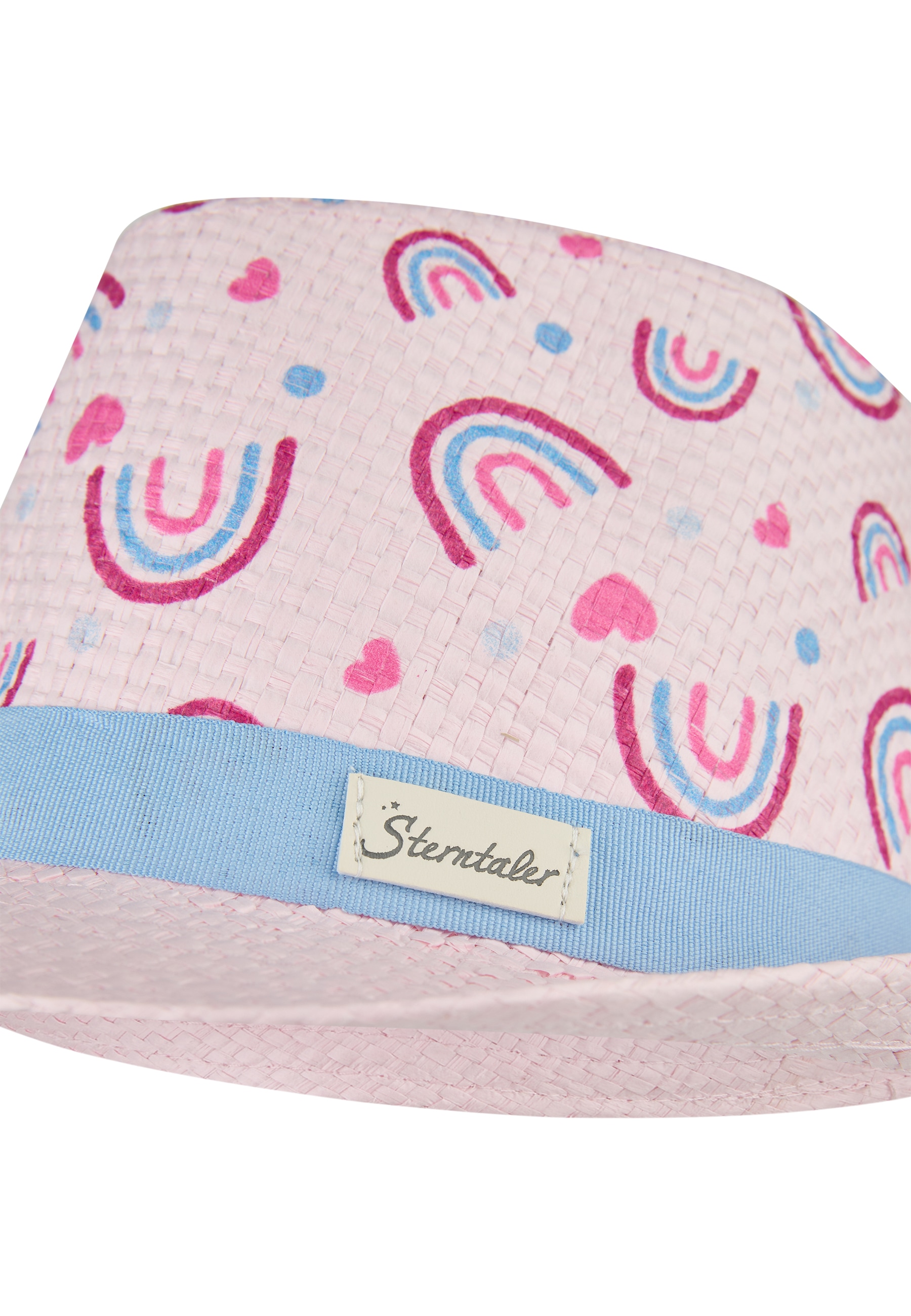 Sterntaler® Schirmmütze »Strohhut Regenbogen«