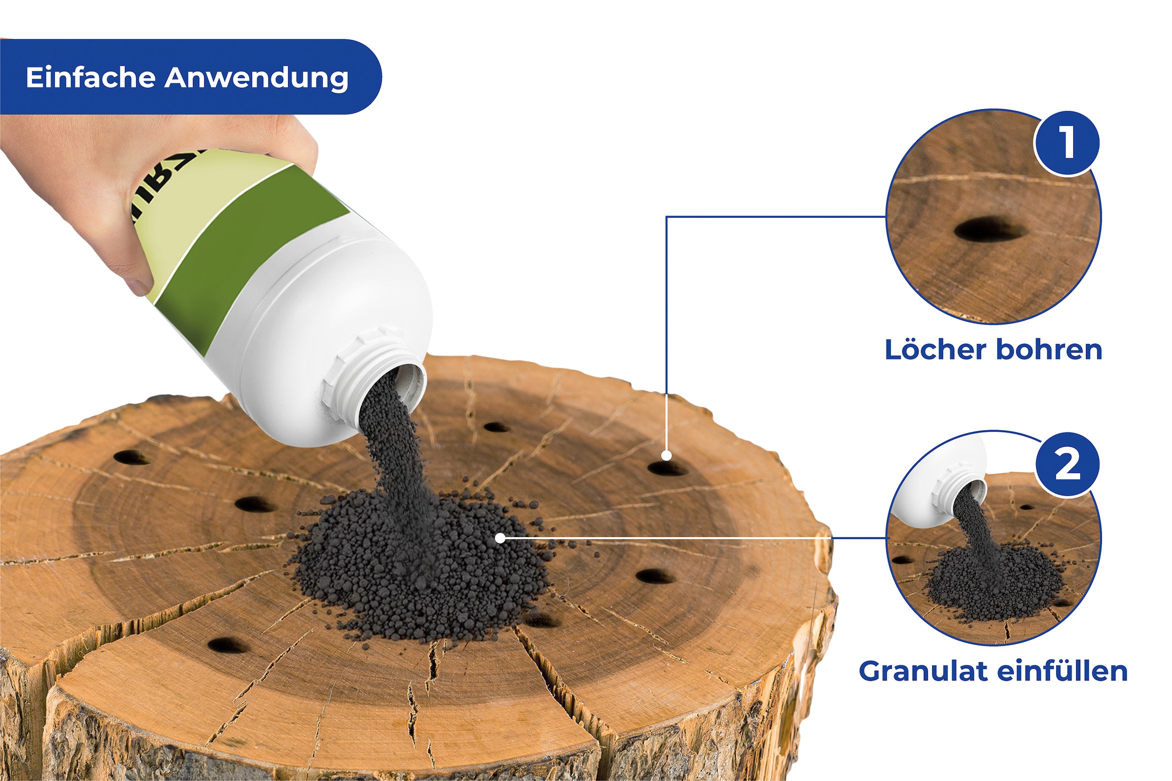 Maximex Unkrautbekämpfungsmittel »Wurzel-weg« 1500 g Granulat