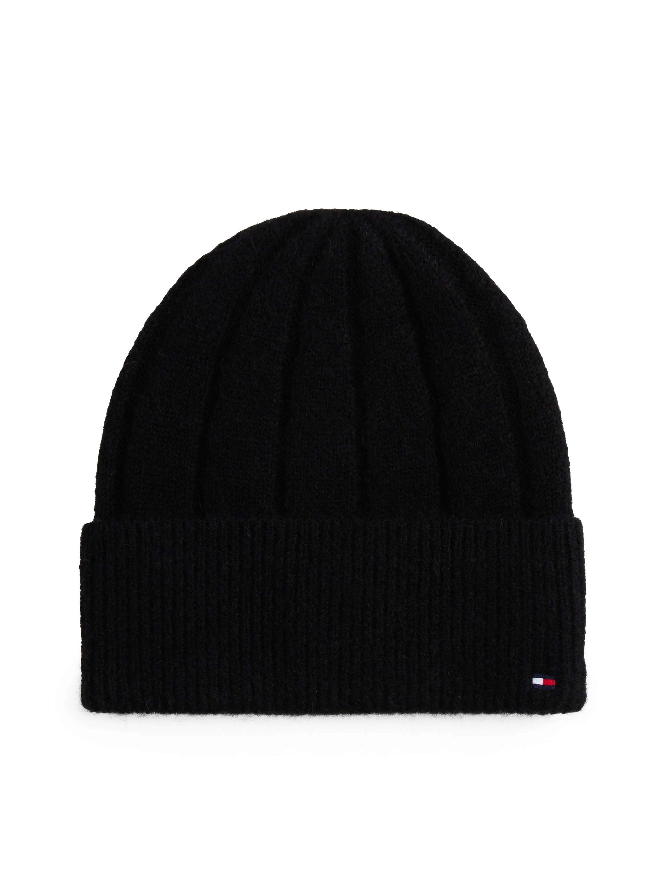 Tommy Hilfiger Beanie »TH FLAG FLUFFY«, in Geschenkbox, Set mit Schal, flaschig