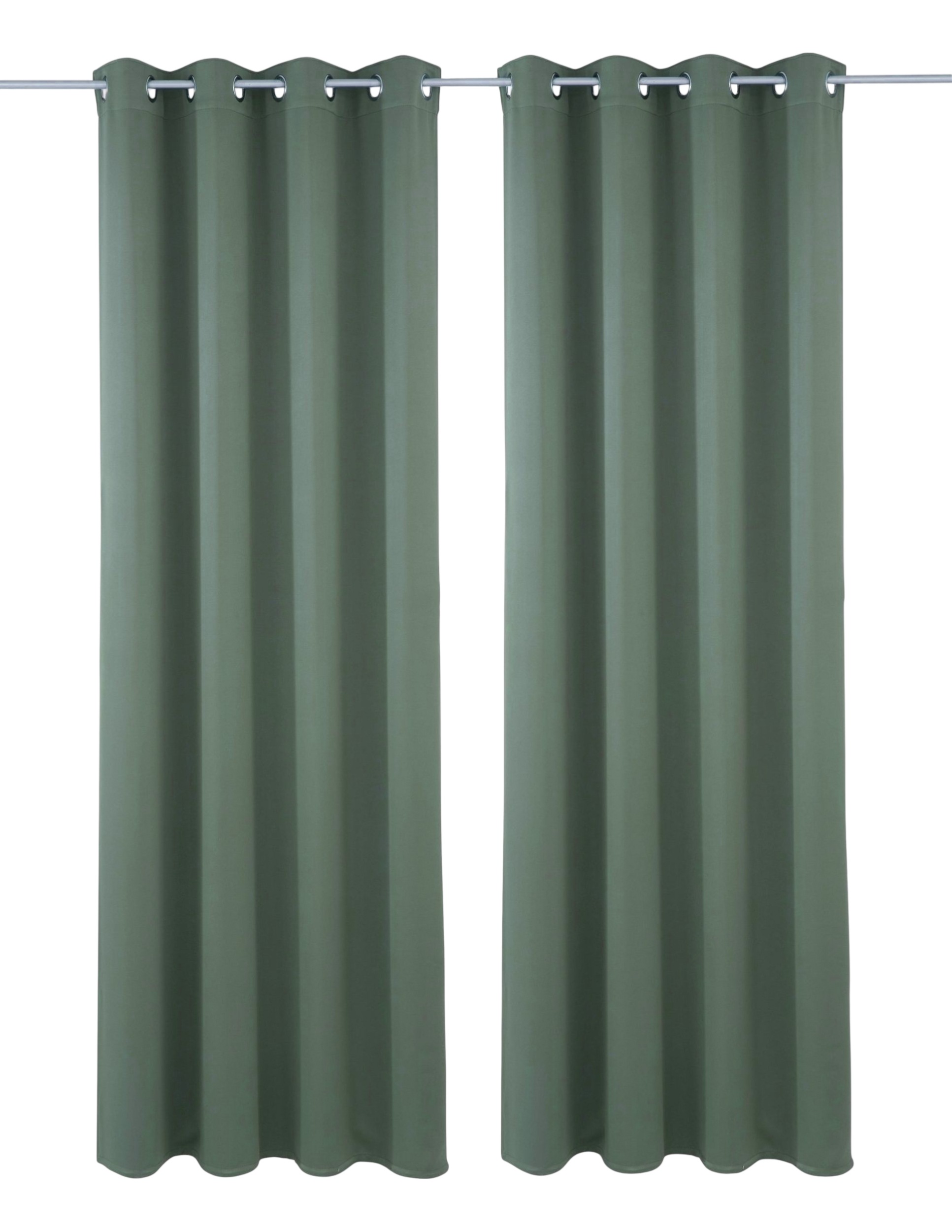 OTTO home Verdunkelungsvorhang »Solana« Ösen 2 Stk. tlg. 2-er Set, Breite 140 cm, einfarbig