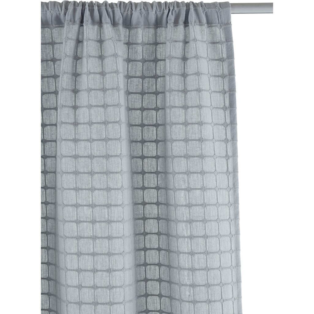 COUCH♥ Vorhang »Entwaffelnd«, (1 St.), blickdicht, Bio-Baumwolle, Waffelpiqué Optik, gewebt, verschiedene Größen