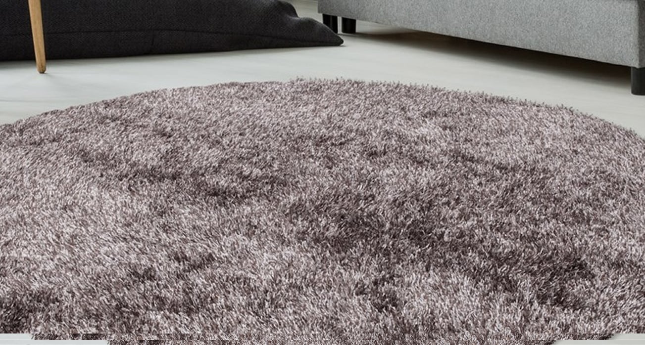 Bruno Banani Hochflor-Teppich »Alga«, rund, 40 mm Höhe, Uni-Farben, besonders weich und kuschelig