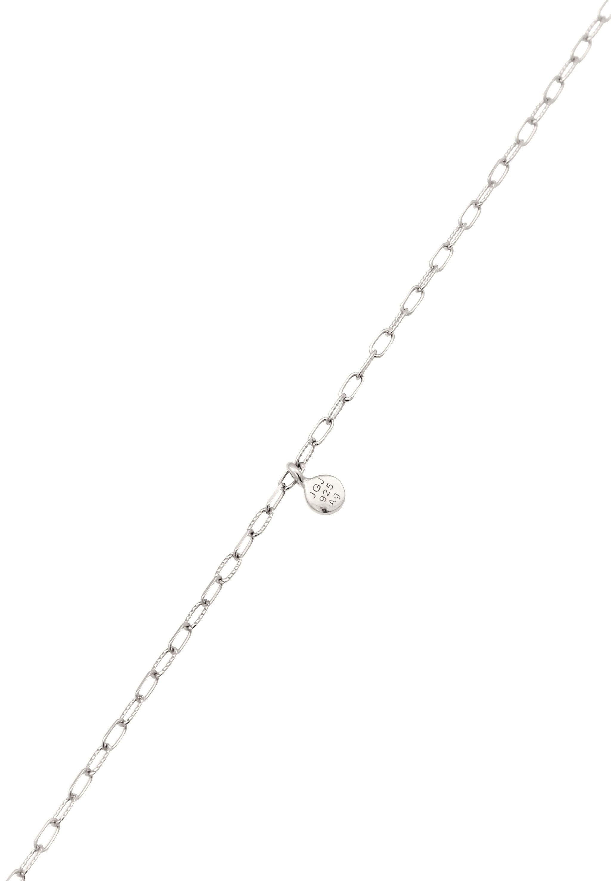 Elli Kette mit Anhänger »Halskette Herz Emaille Rot 925 Sterling Silber«