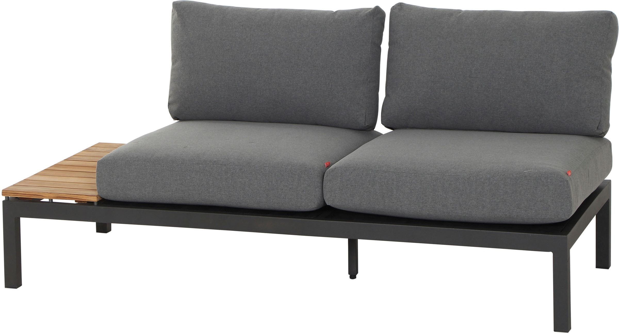 Siena Garden Gartenlounge-Set »Alvida« Set, 15 Stk. tlg. best. aus 2 Sofas, 1 Ecksofa, 1 Tisch und 12 Kissen