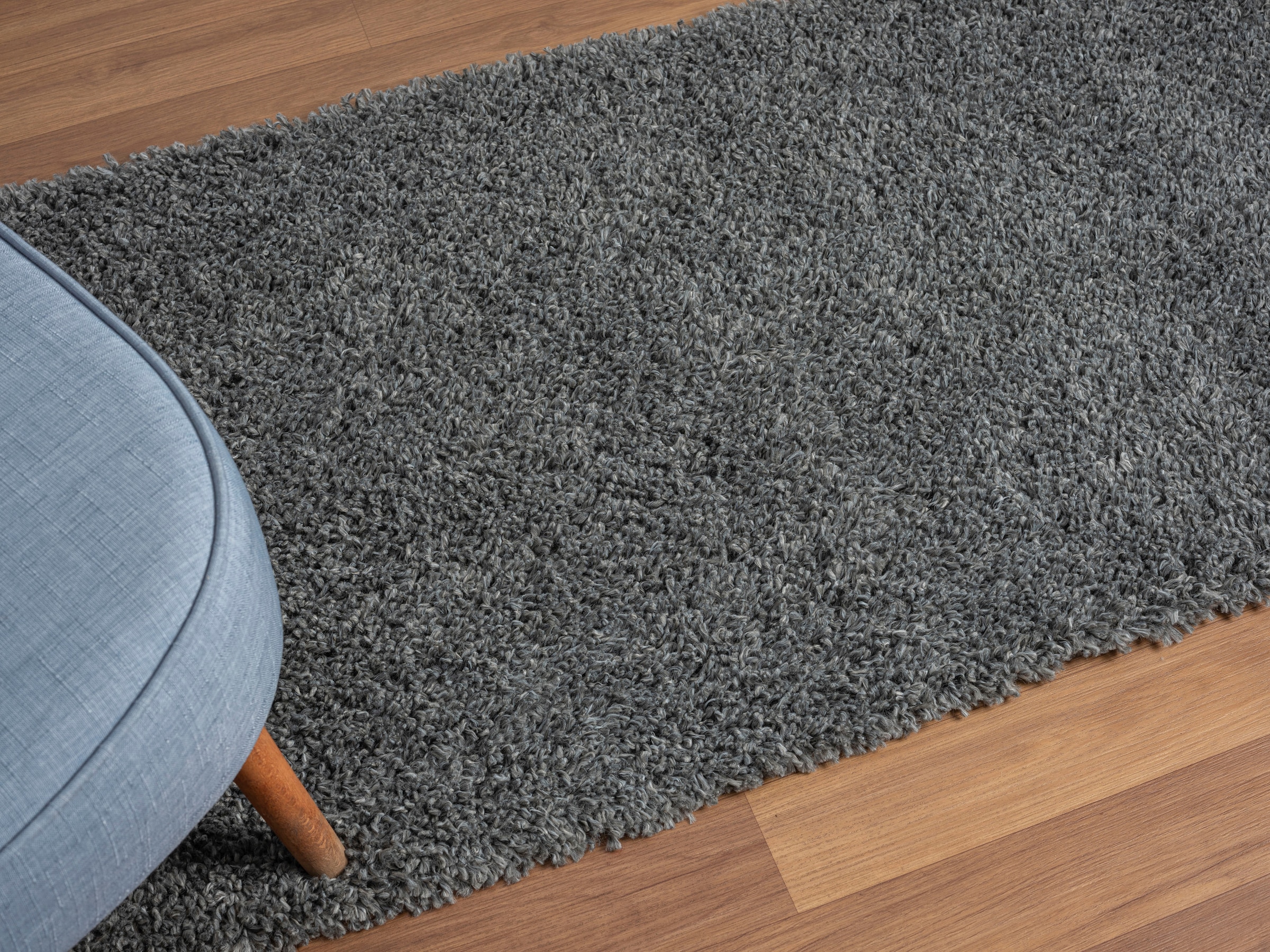 Myflair Möbel & Accessoires Hochflor-Läufer »My Shaggy«, rechteckig, 37 mm Höhe, Shaggy, Uni Farben, leicht glänzend, Microfaser, extra flauschig