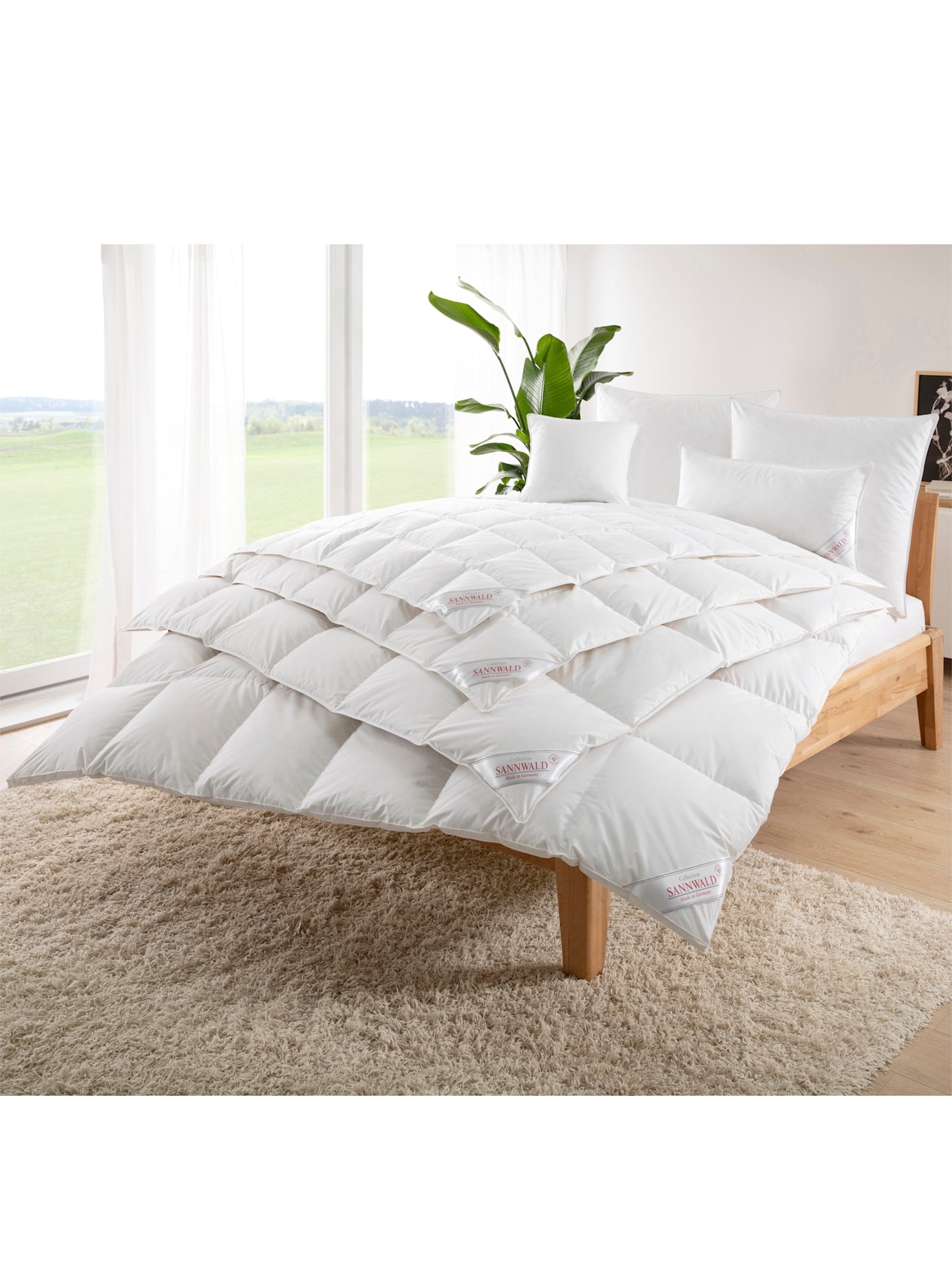 Sannwald Federbettdecke 1 Stk. tlg. in weiß, Größe B/L: 155 cm x 220 cm