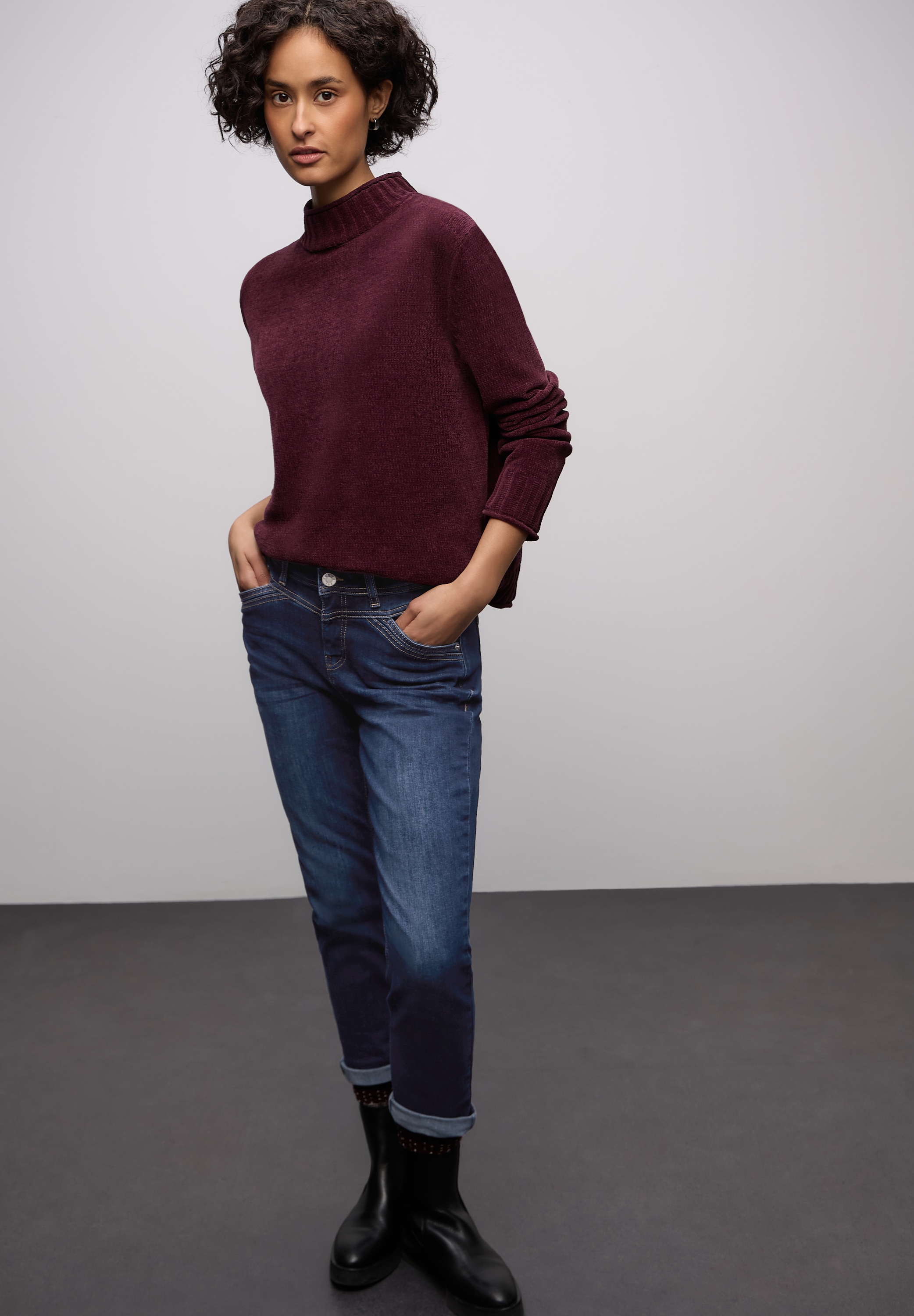 STREET ONE 5-Pocket-Jeans »Style BOYFRIEND« mit Stretch