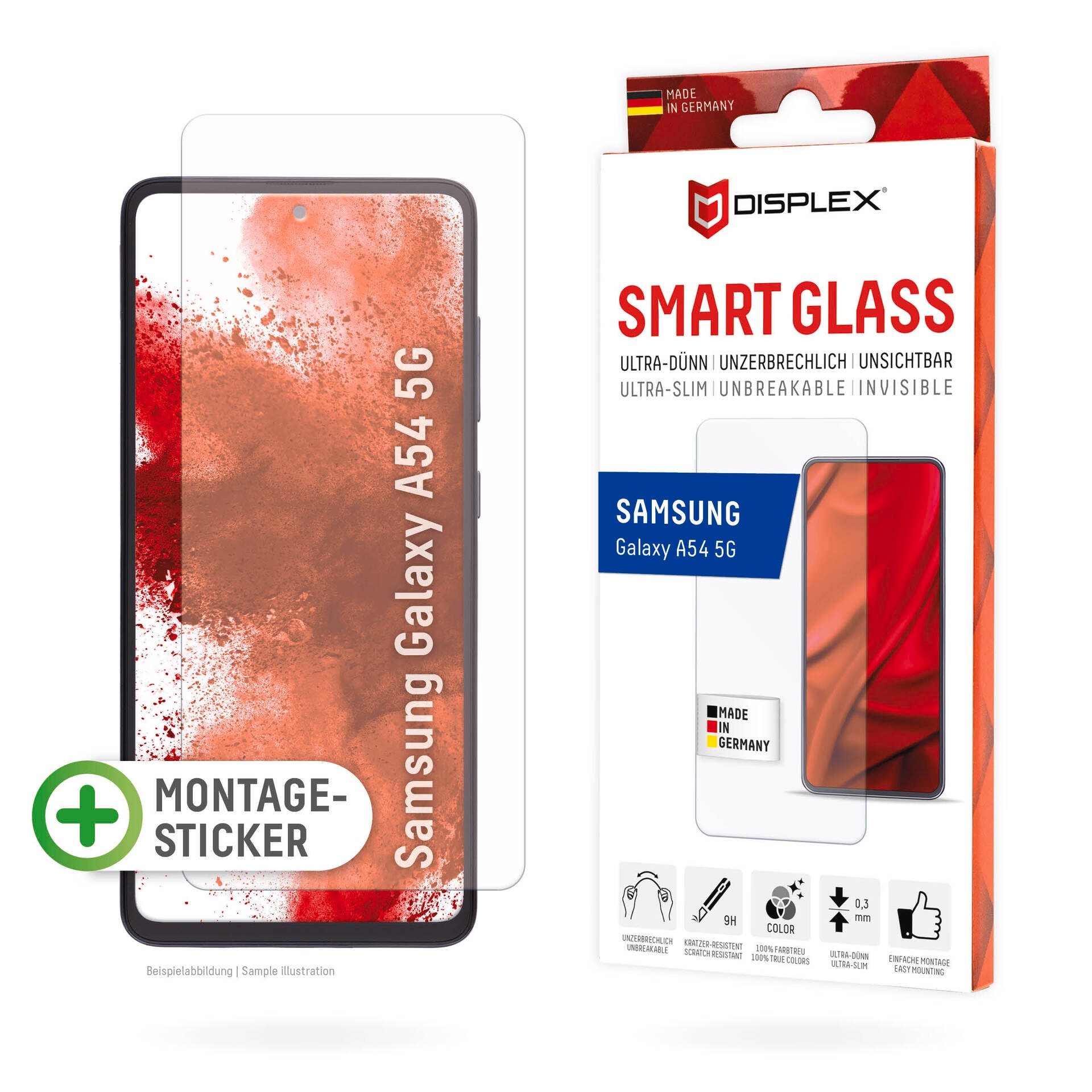 Displayschutzfolie »Smart Glass Samsung Galaxy A54 5G«