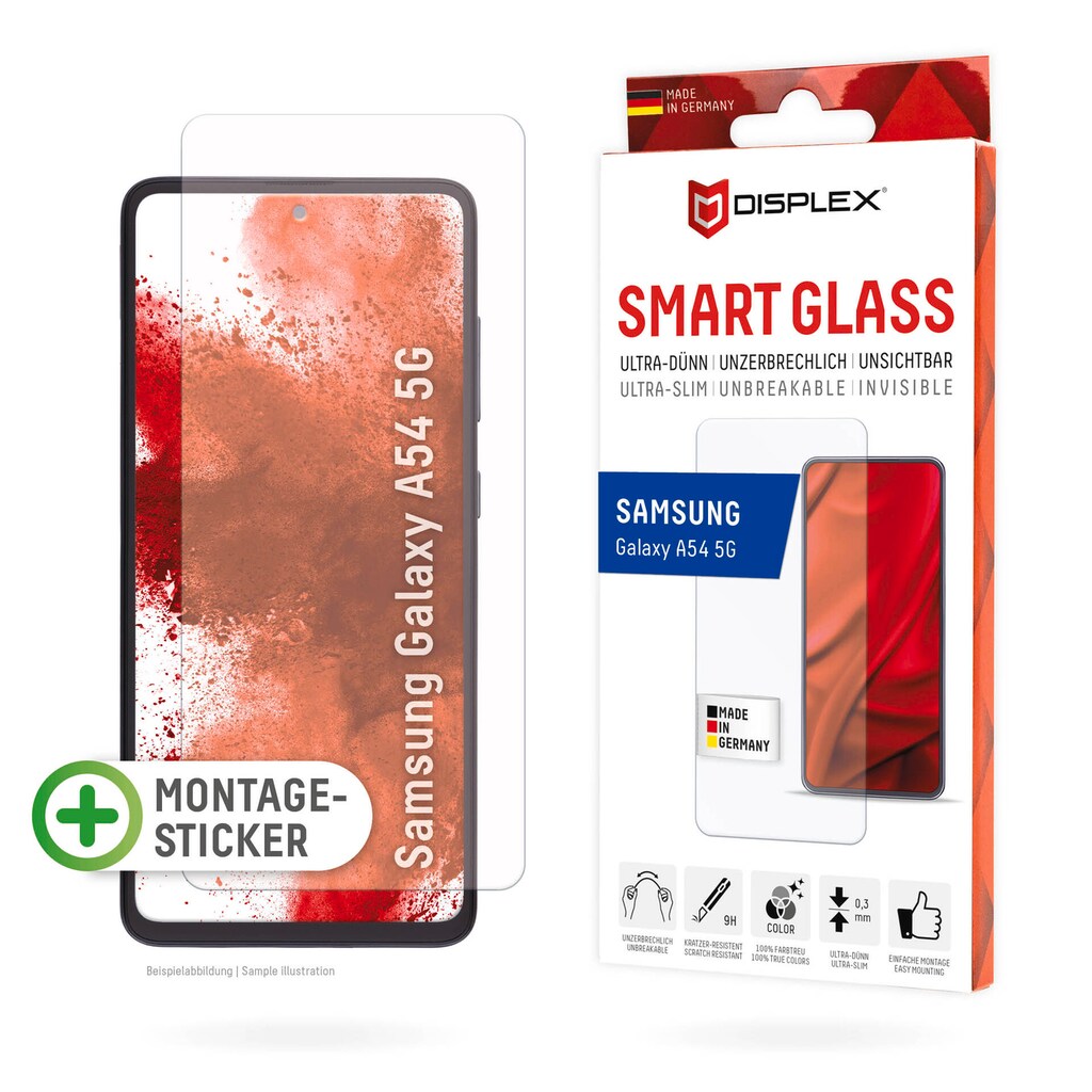 Displex Displayschutzfolie »Smart Glass Samsung Galaxy A54 5G«